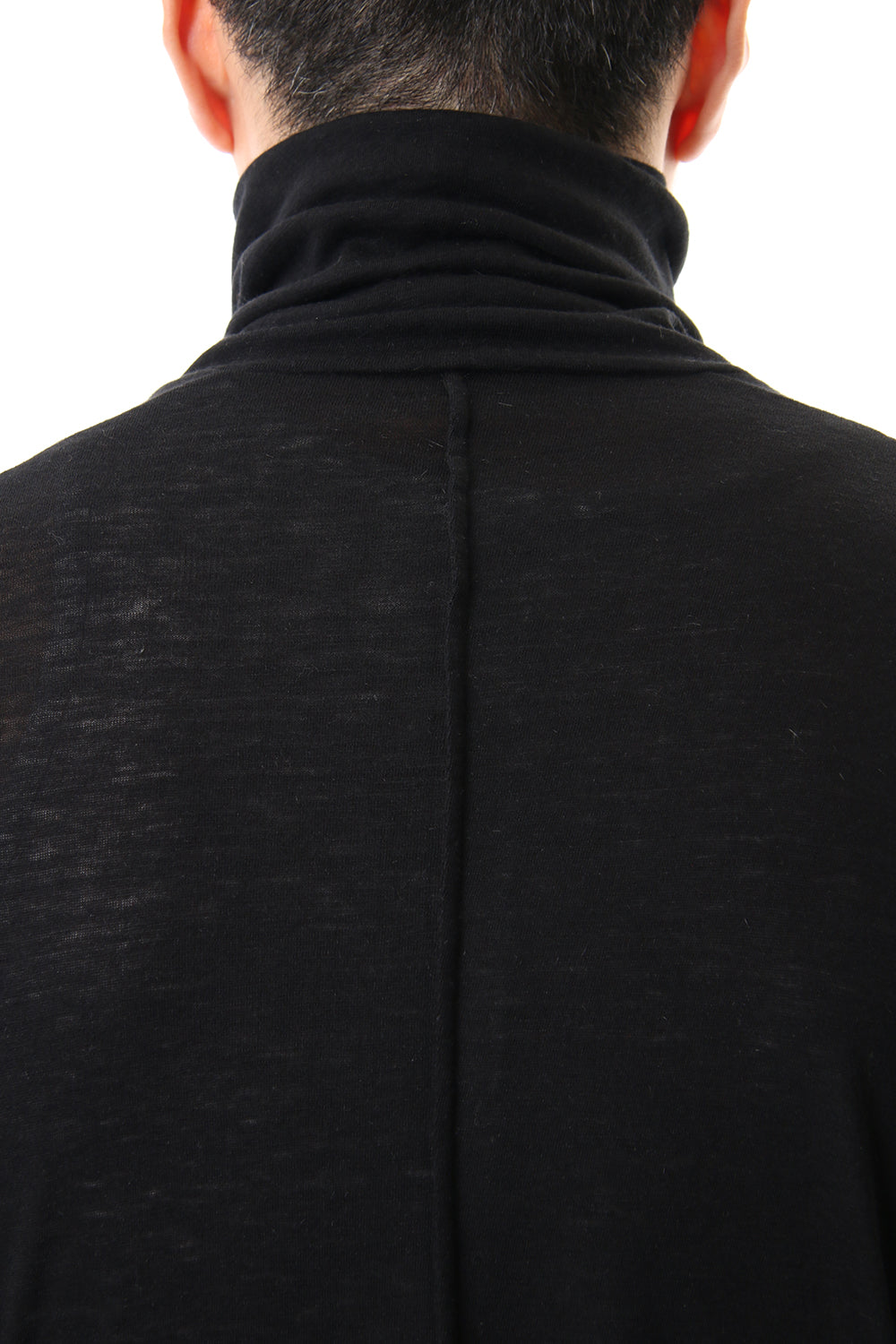 High neck  long sleave  cotton angora  jersey