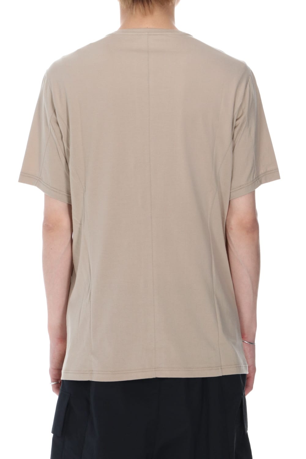 Short sleeve egyptian cotton jersey (SUVIN) Light Beige