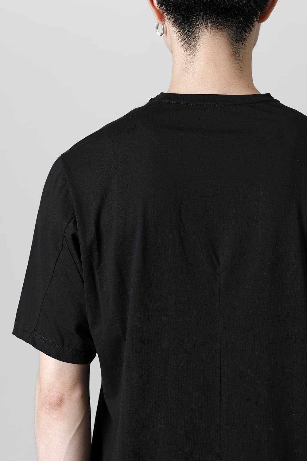 Short sleeve egyptian cotton jersey ( SUVIN )  Black