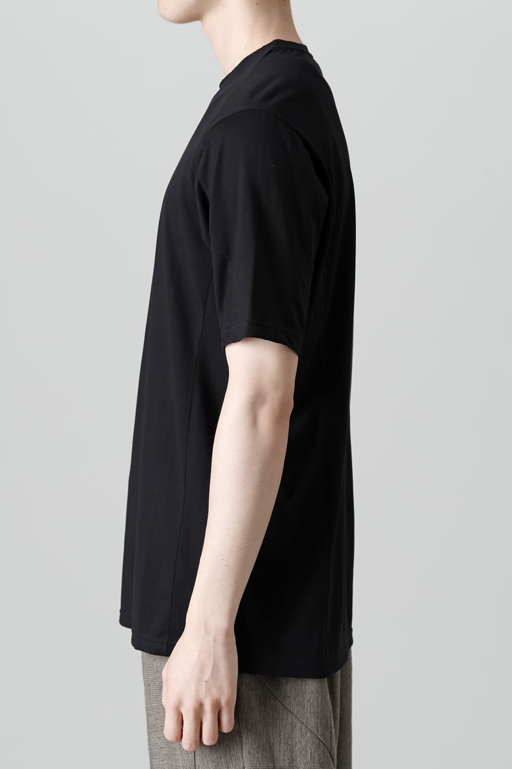 Short sleeve egyptian cotton jersey ( SUVIN )  Black