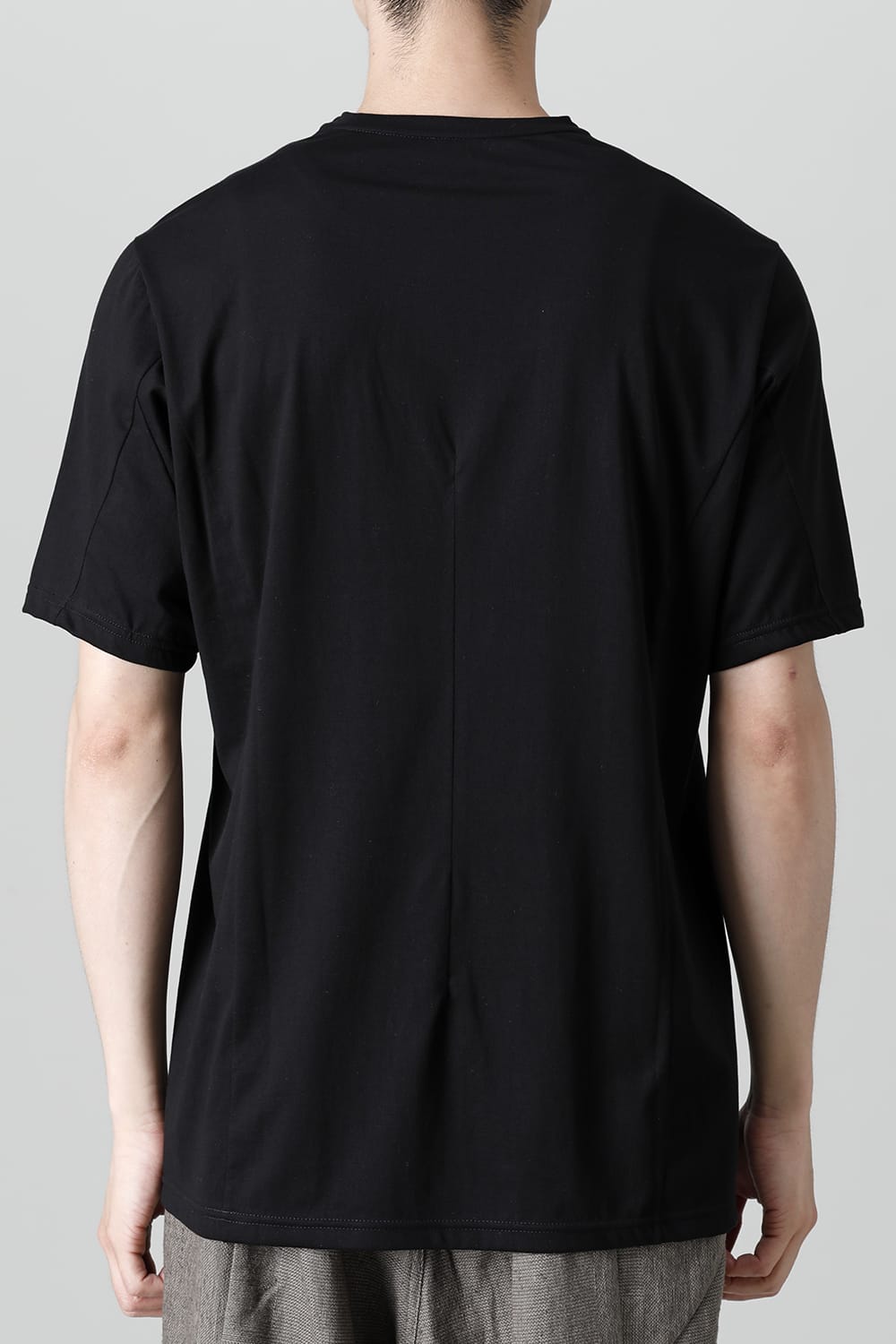 Short sleeve egyptian cotton jersey ( SUVIN )  Black