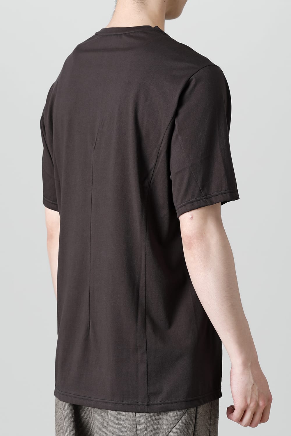 Short sleeve egyptian cotton jersey ( SUVIN )  Espresso