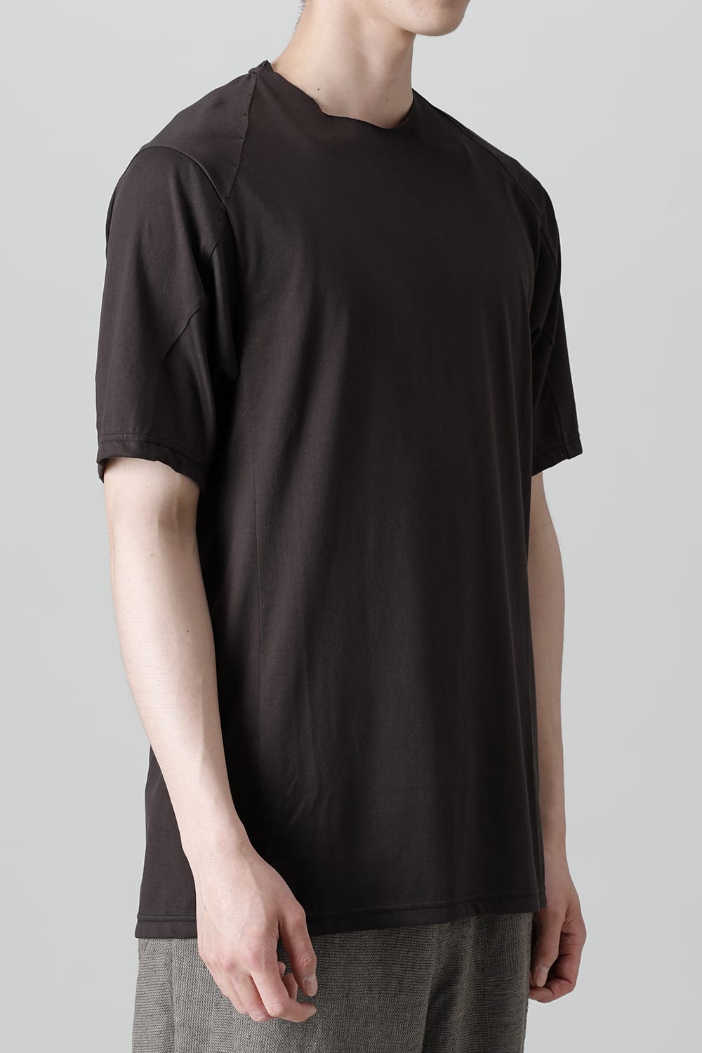 Short sleeve egyptian cotton jersey ( SUVIN )  Espresso