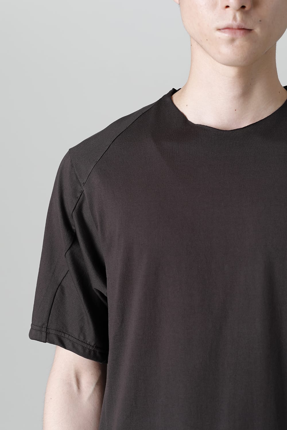 Short sleeve egyptian cotton jersey ( SUVIN )  Espresso