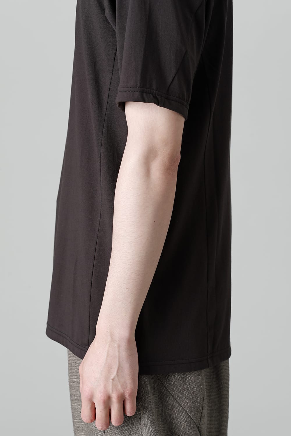 Short sleeve egyptian cotton jersey ( SUVIN )  Espresso