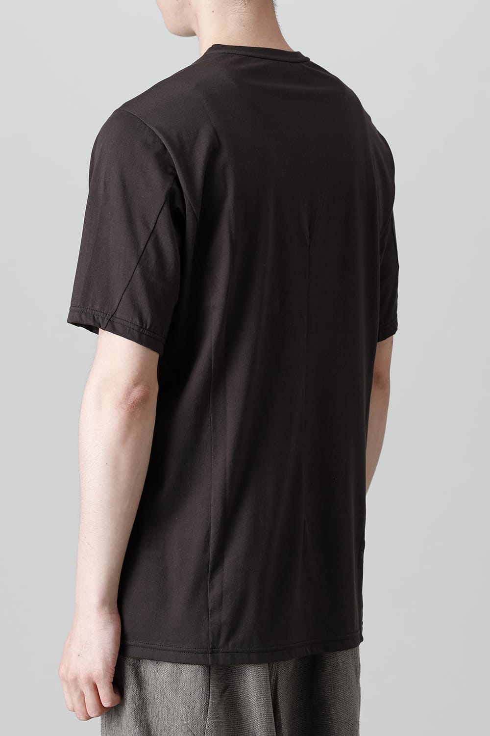 Short sleeve egyptian cotton jersey ( SUVIN )  Espresso