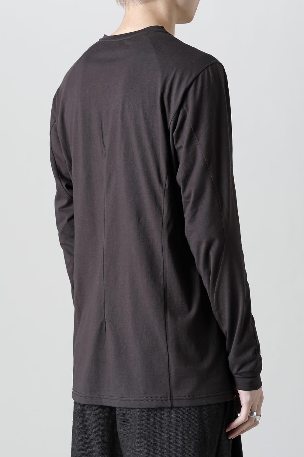 Long sleeve egyptian cotton jersey ( SUVIN )  Espresso