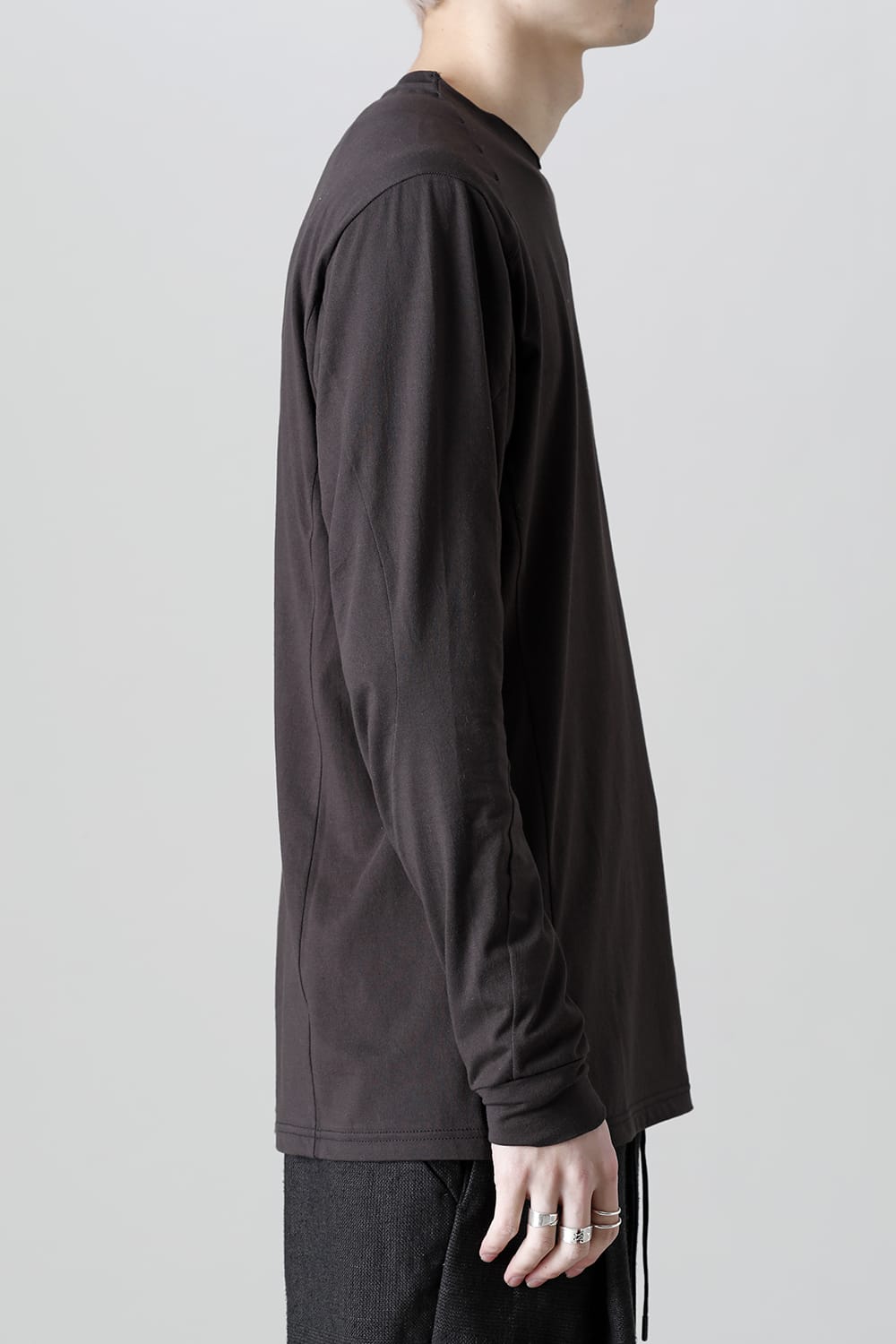 Long sleeve egyptian cotton jersey ( SUVIN )  Espresso