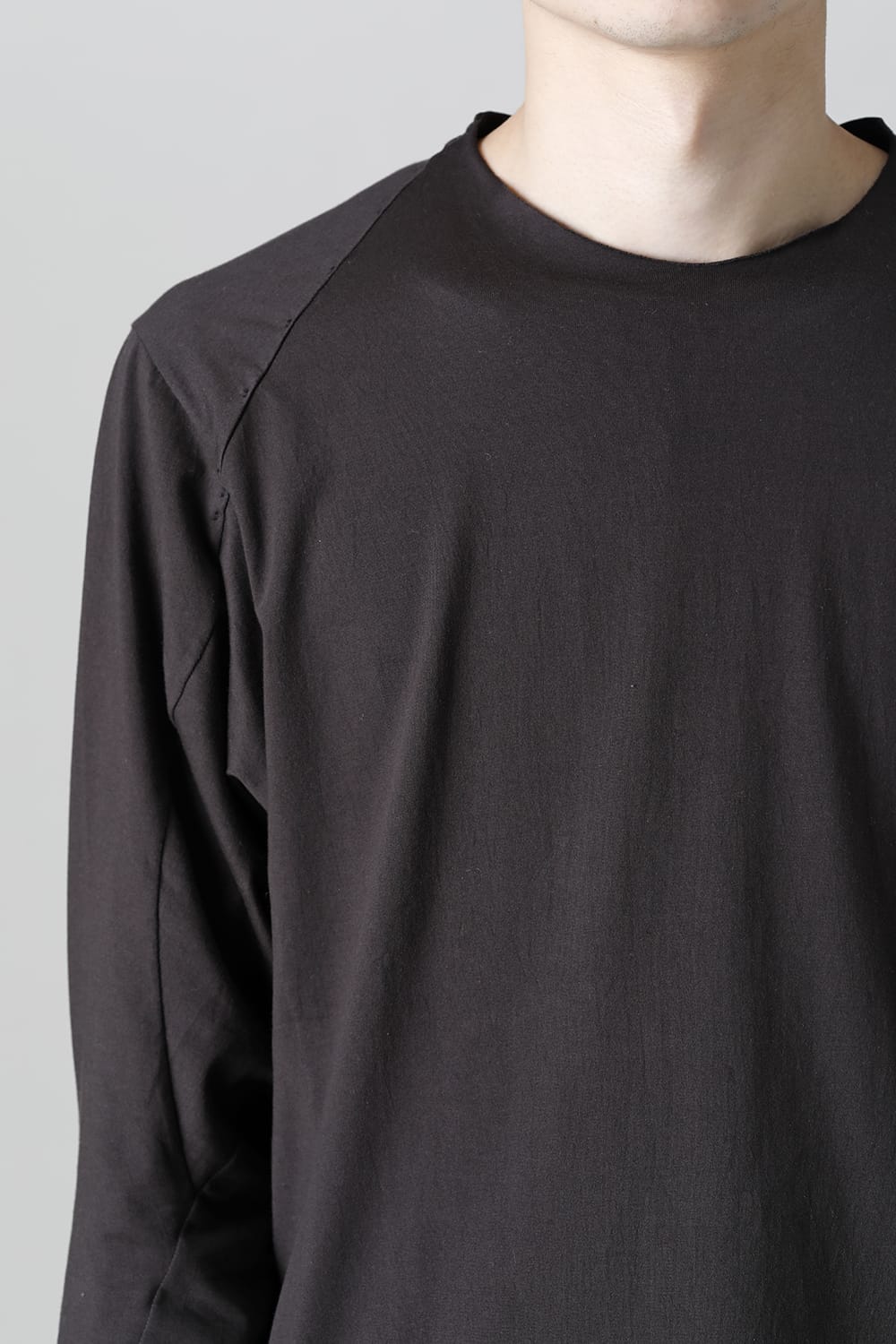 Long sleeve egyptian cotton jersey ( SUVIN )  Espresso