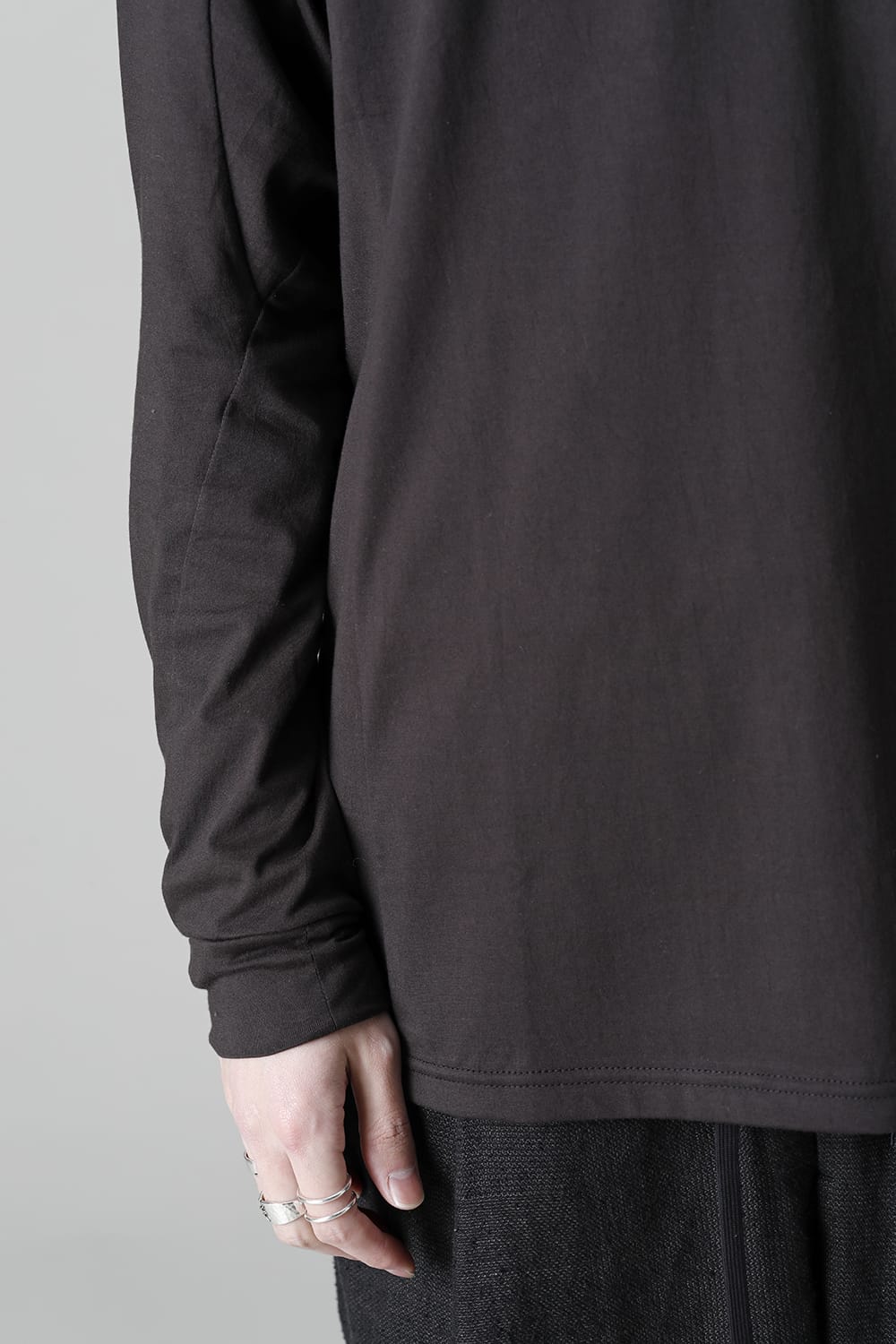 Long sleeve egyptian cotton jersey ( SUVIN )  Espresso