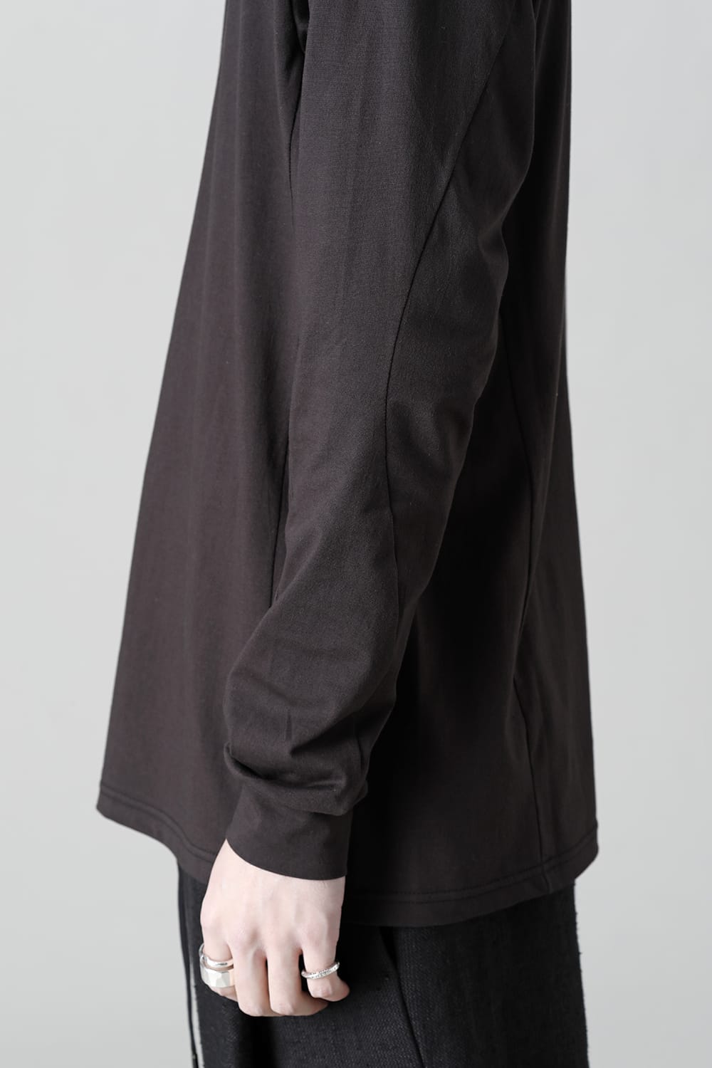 Long sleeve egyptian cotton jersey ( SUVIN )  Espresso