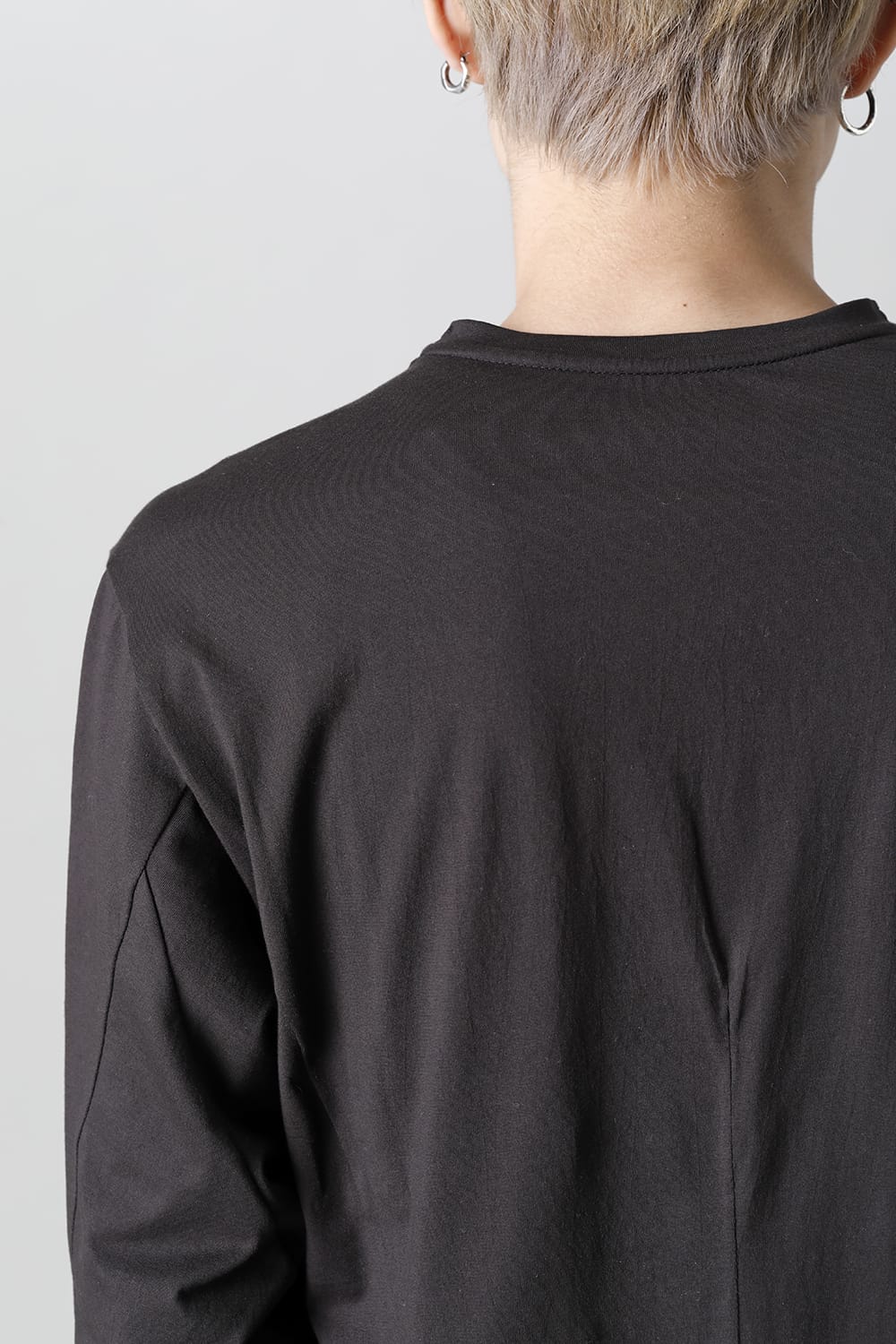 Long sleeve egyptian cotton jersey ( SUVIN )  Espresso