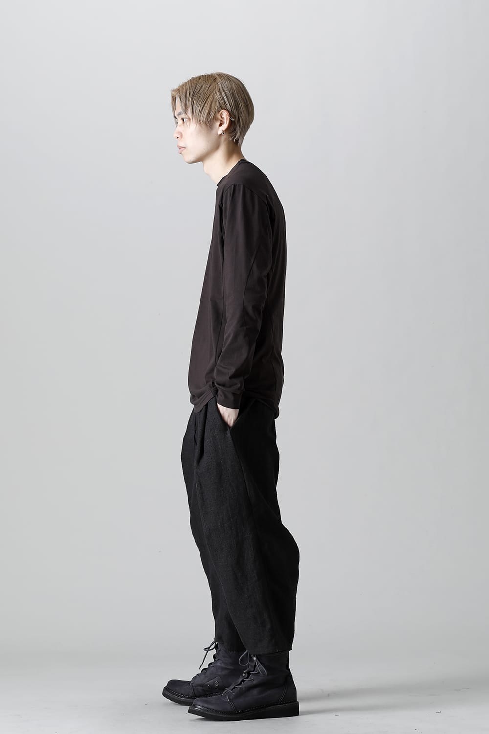 Long sleeve egyptian cotton jersey ( SUVIN )  Espresso