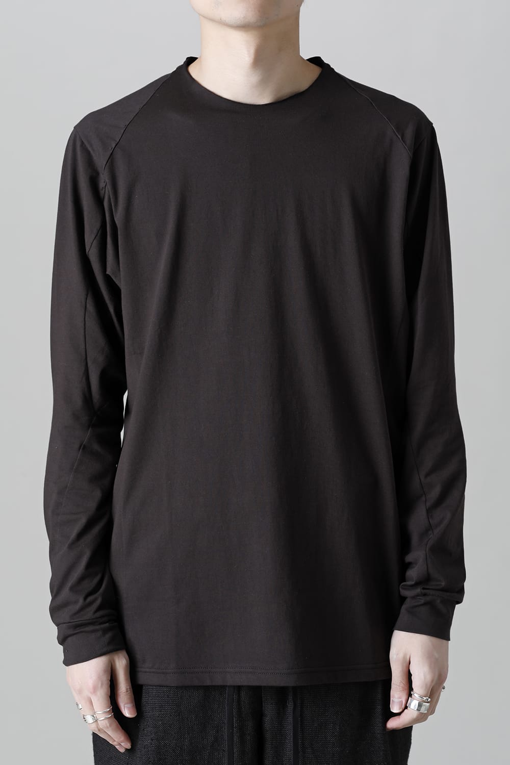 Long sleeve egyptian cotton jersey ( SUVIN )  Espresso
