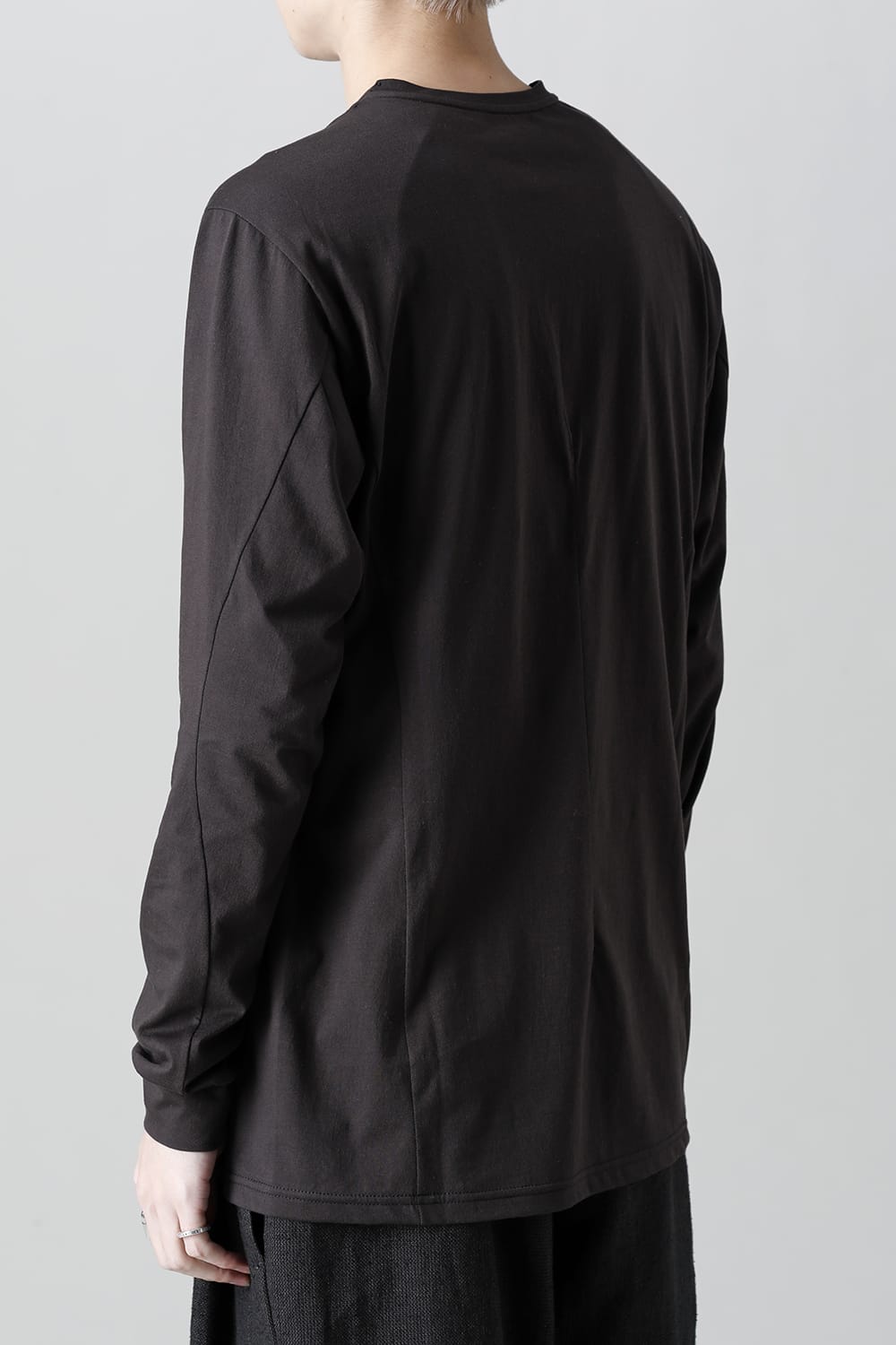 Long sleeve egyptian cotton jersey ( SUVIN )  Espresso