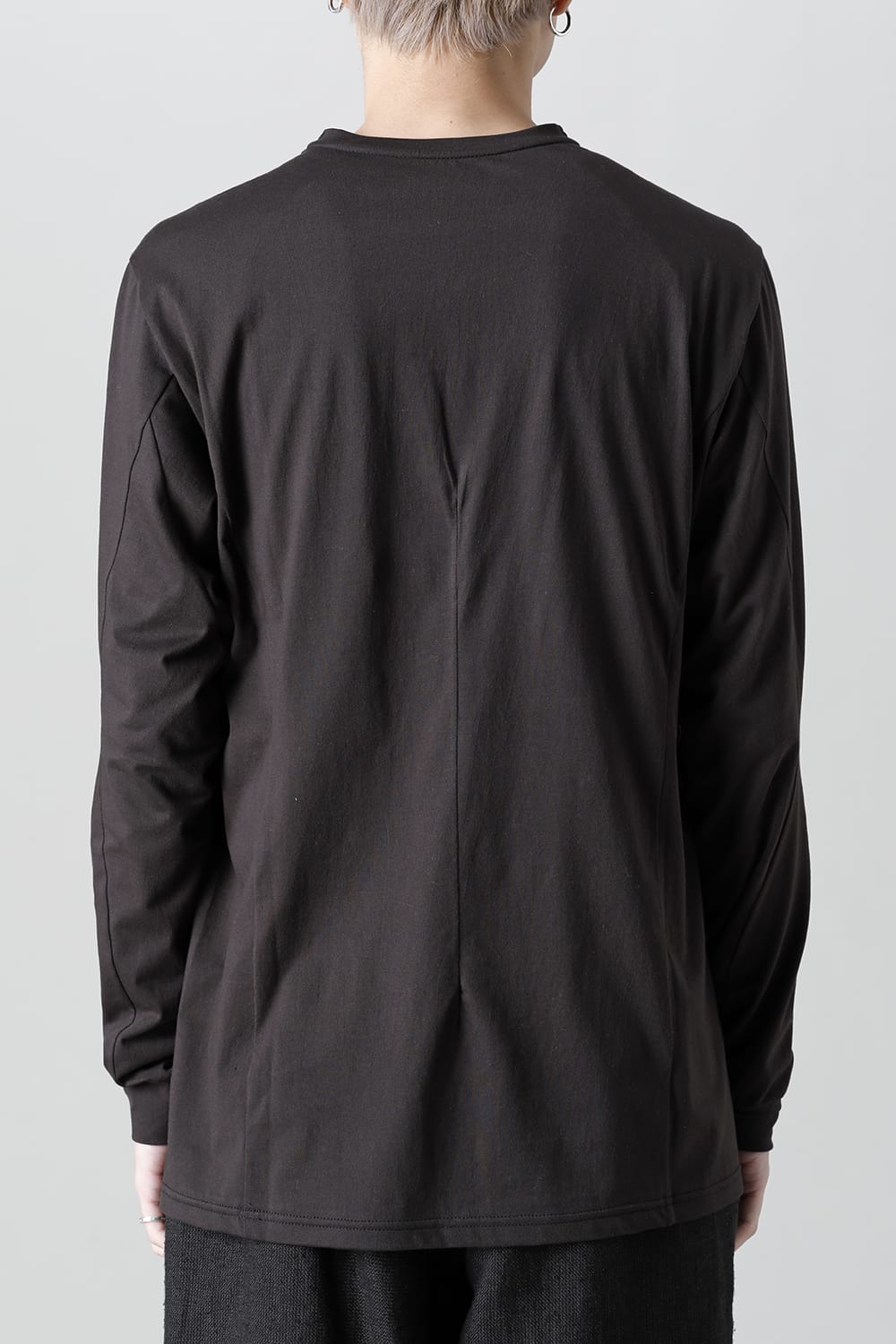 Long sleeve egyptian cotton jersey ( SUVIN )  Espresso