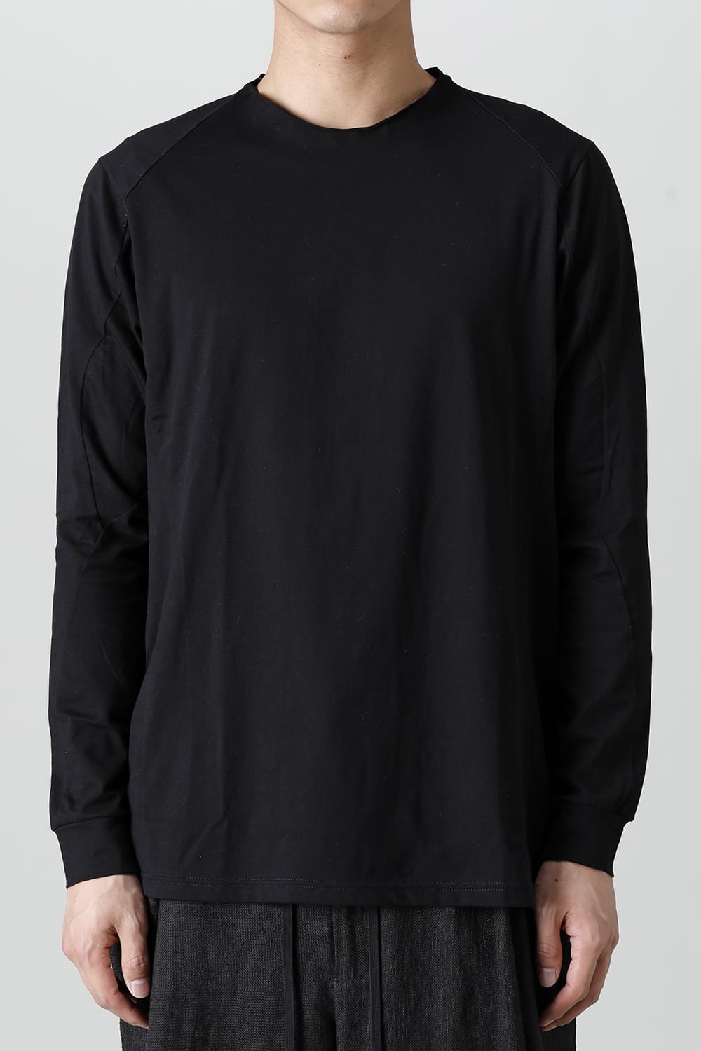 Long sleeve egyptian cotton jersey ( SUVIN )  Black