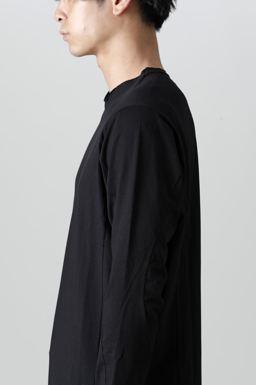 Long sleeve egyptian cotton jersey ( SUVIN )  Black