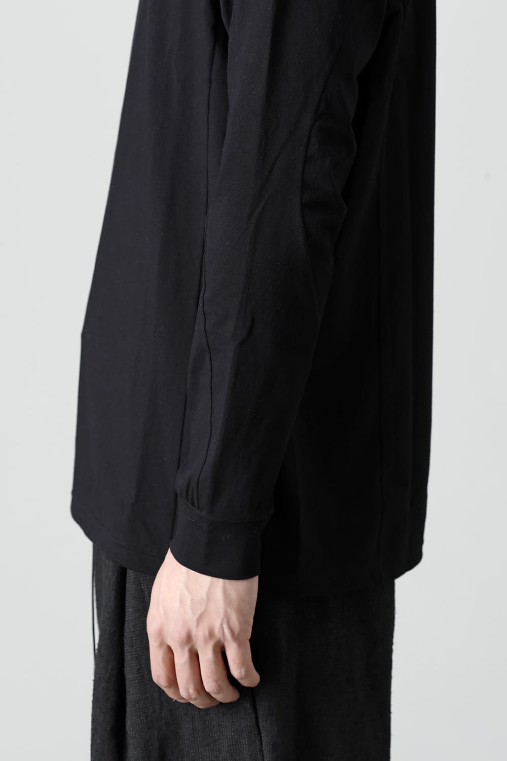 Long sleeve egyptian cotton jersey ( SUVIN )  Black