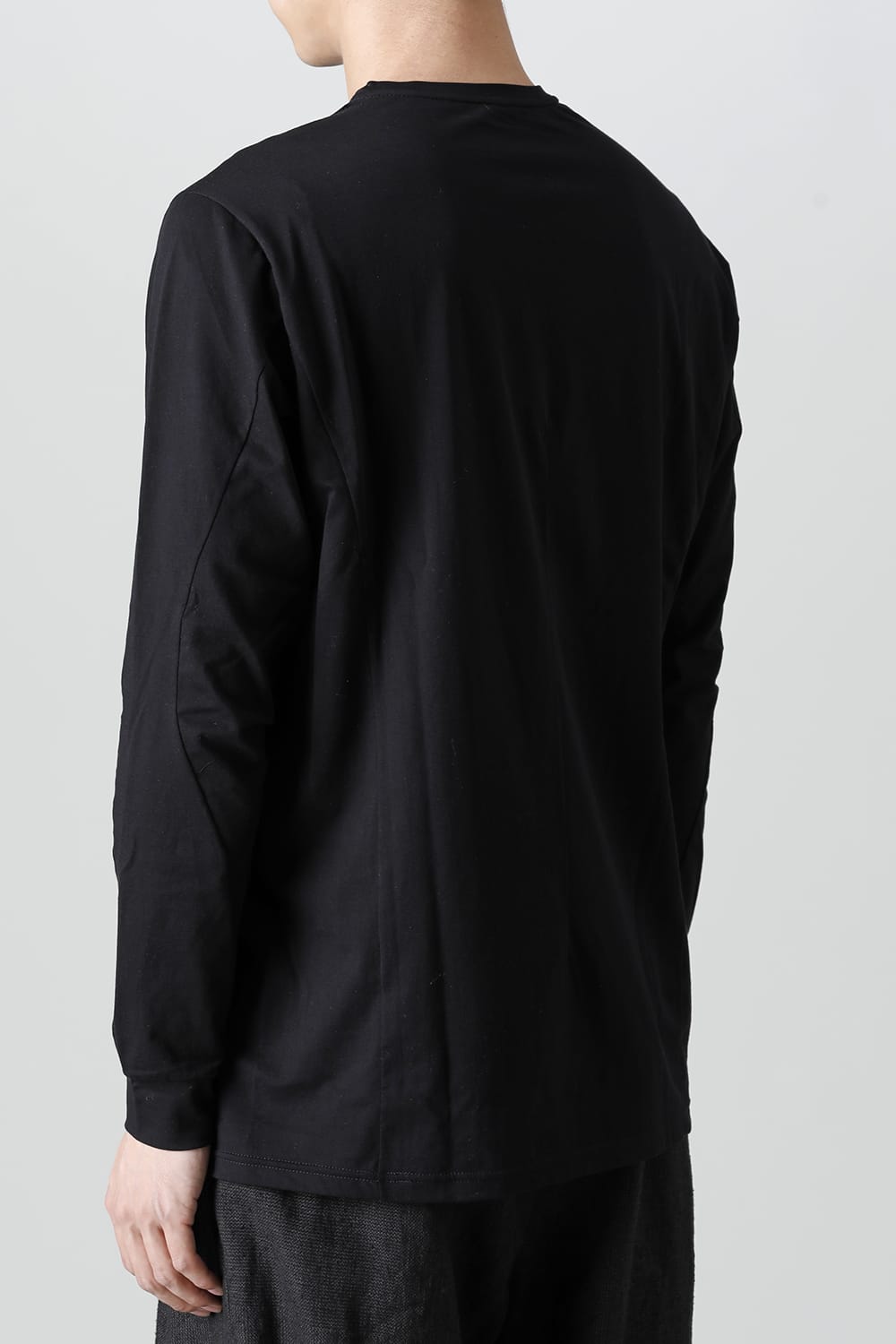 Long sleeve egyptian cotton jersey ( SUVIN )  Black