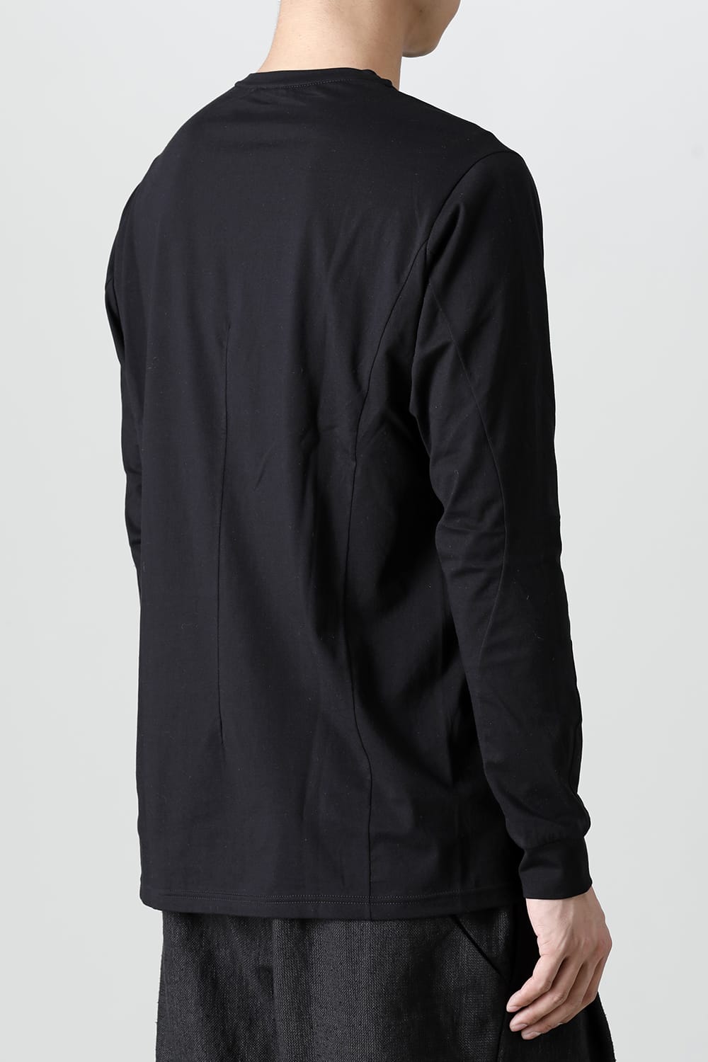 Long sleeve egyptian cotton jersey ( SUVIN )  Black