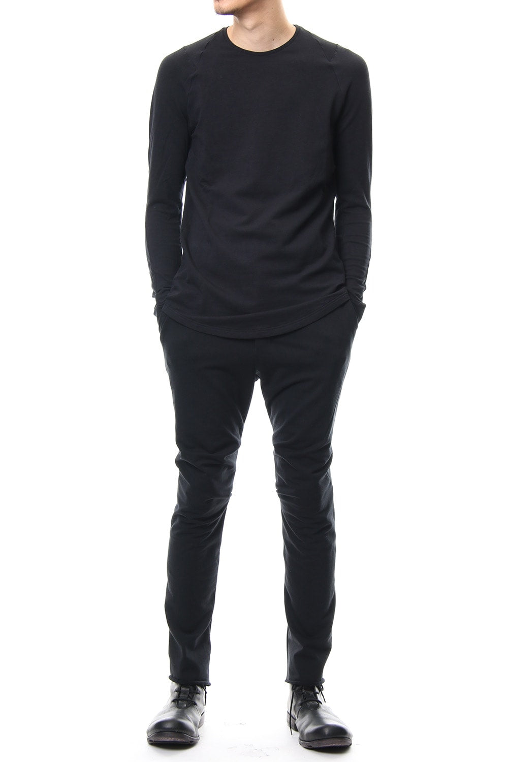 Long Sleeve Cotton Cashmere Jersey