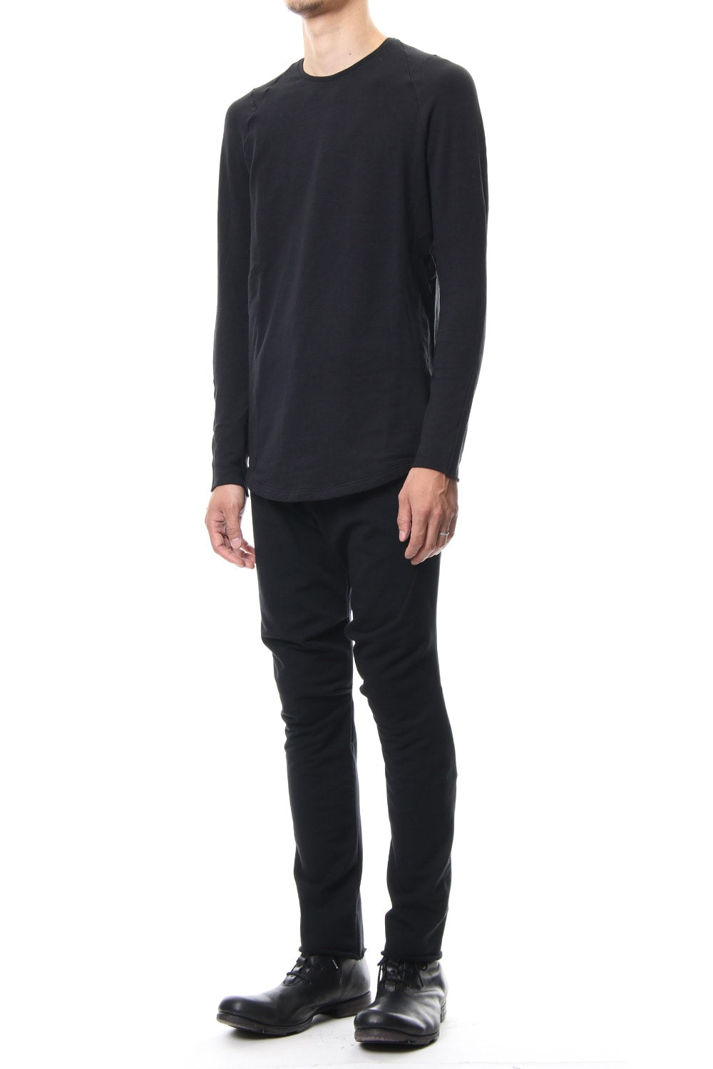 Long Sleeve Cotton Cashmere Jersey
