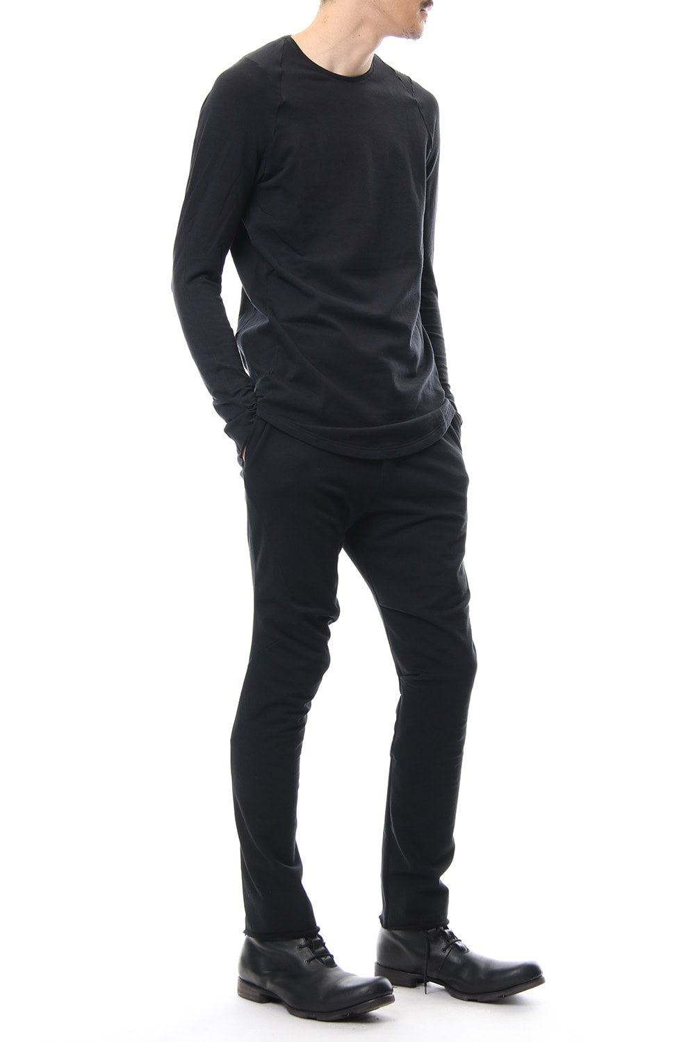 Long Sleeve Cotton Cashmere Jersey