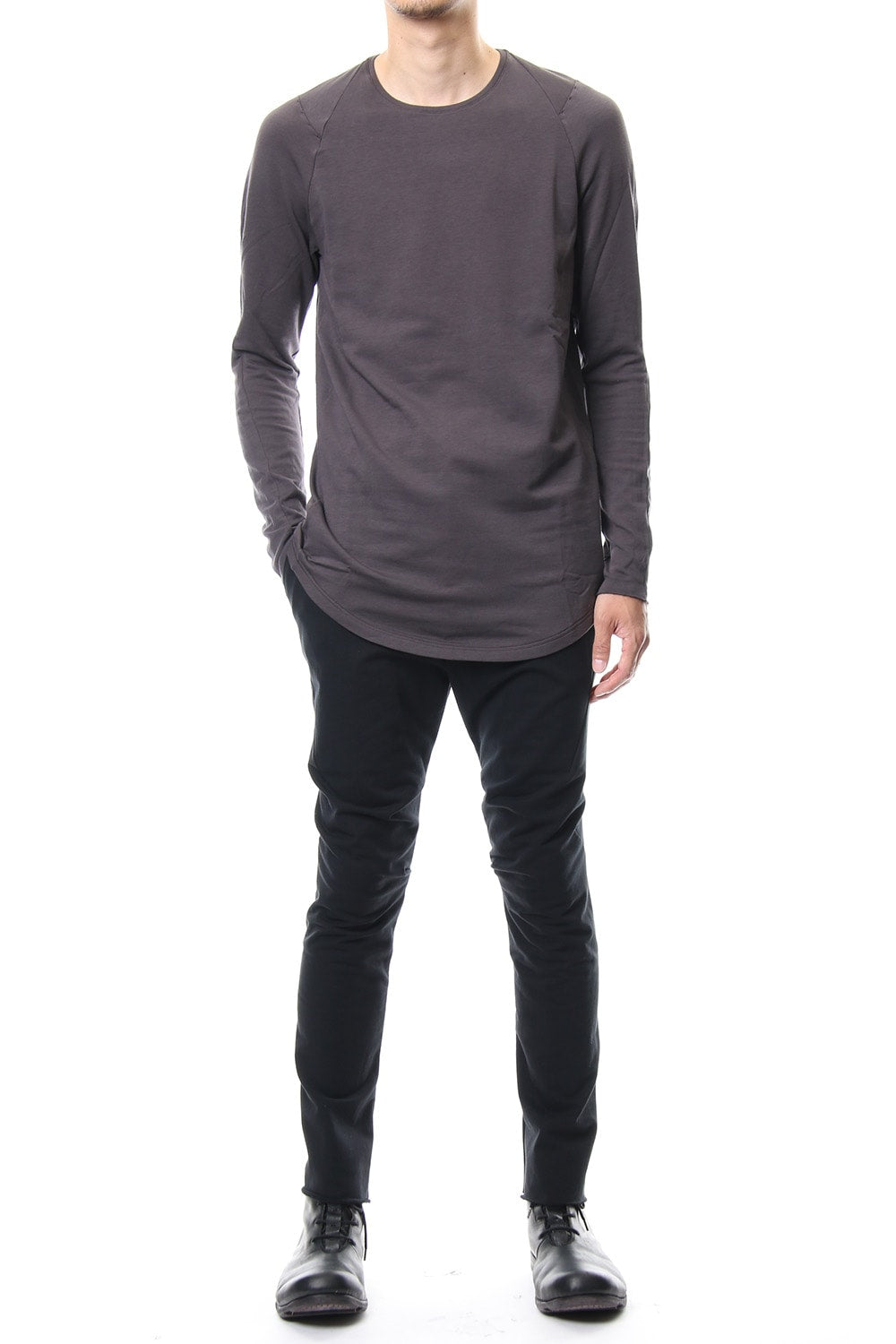Long Sleeve Cotton Cashmere Jersey