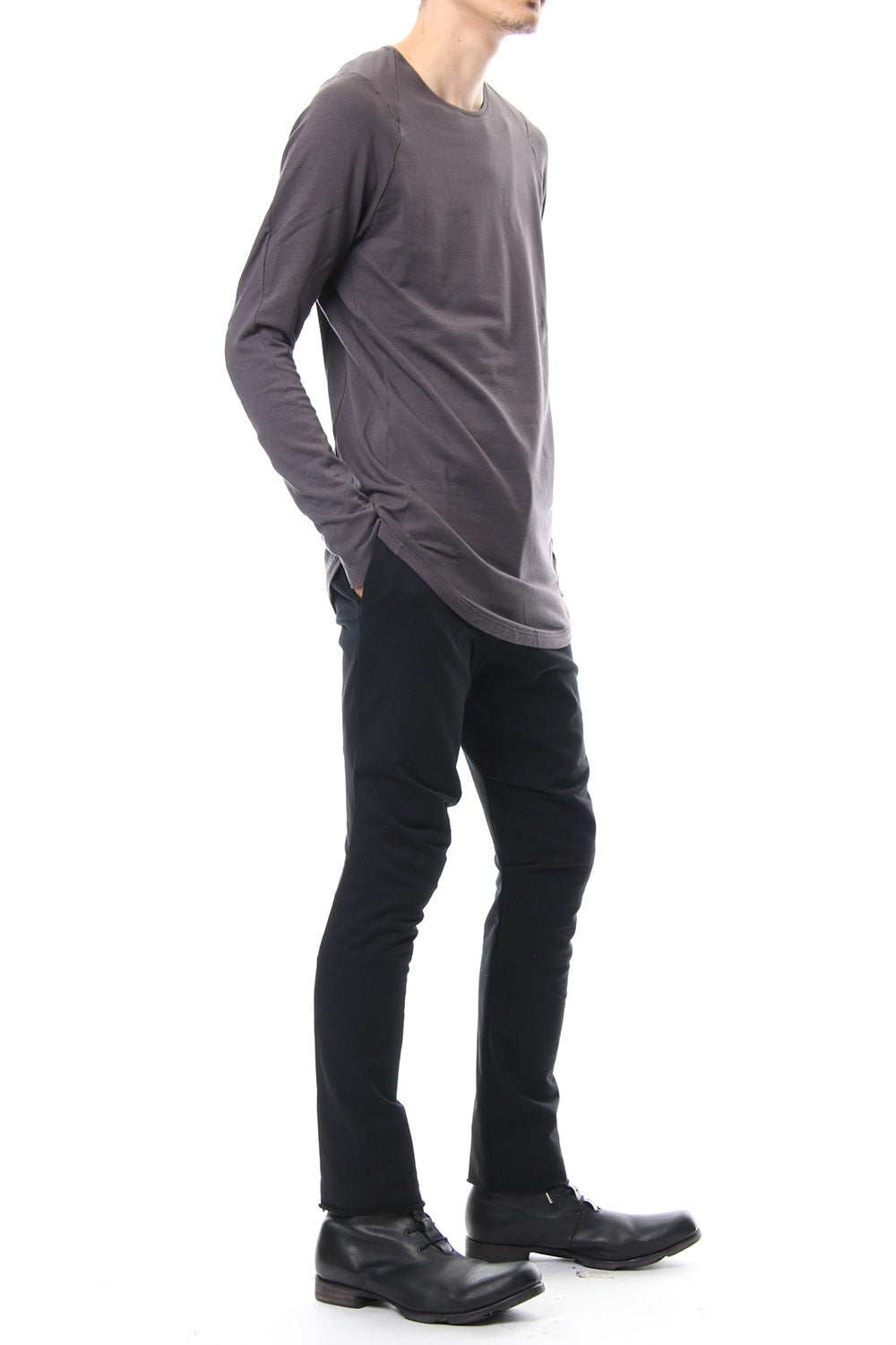 Long Sleeve Cotton Cashmere Jersey