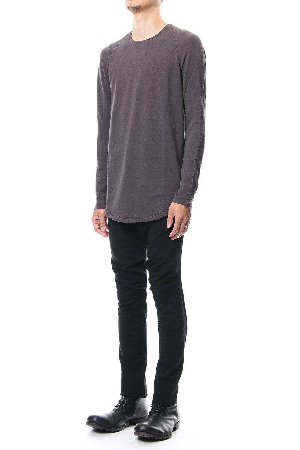 Long Sleeve Cotton Cashmere Jersey