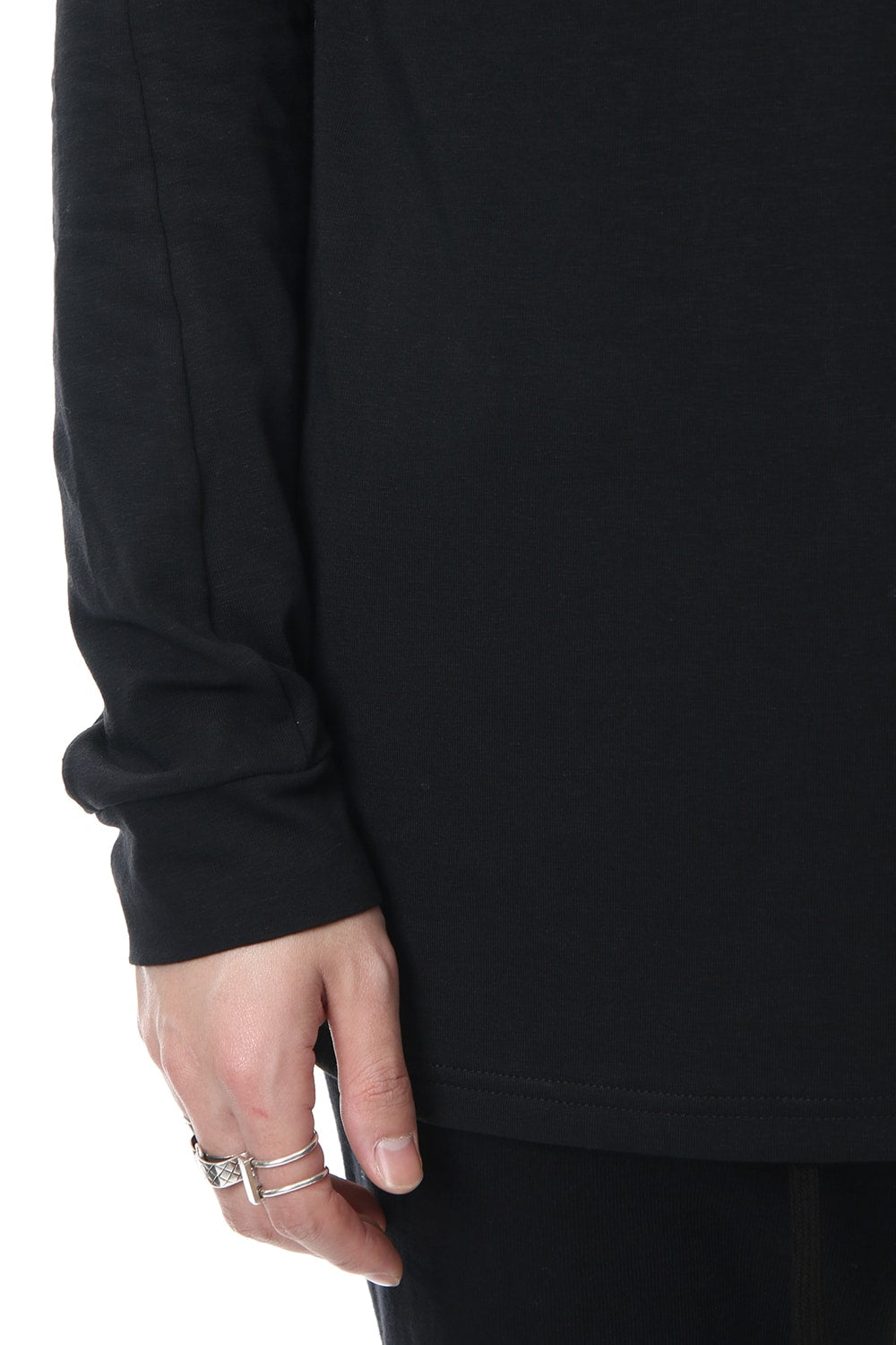 Long sleeve cotton canapa jersey