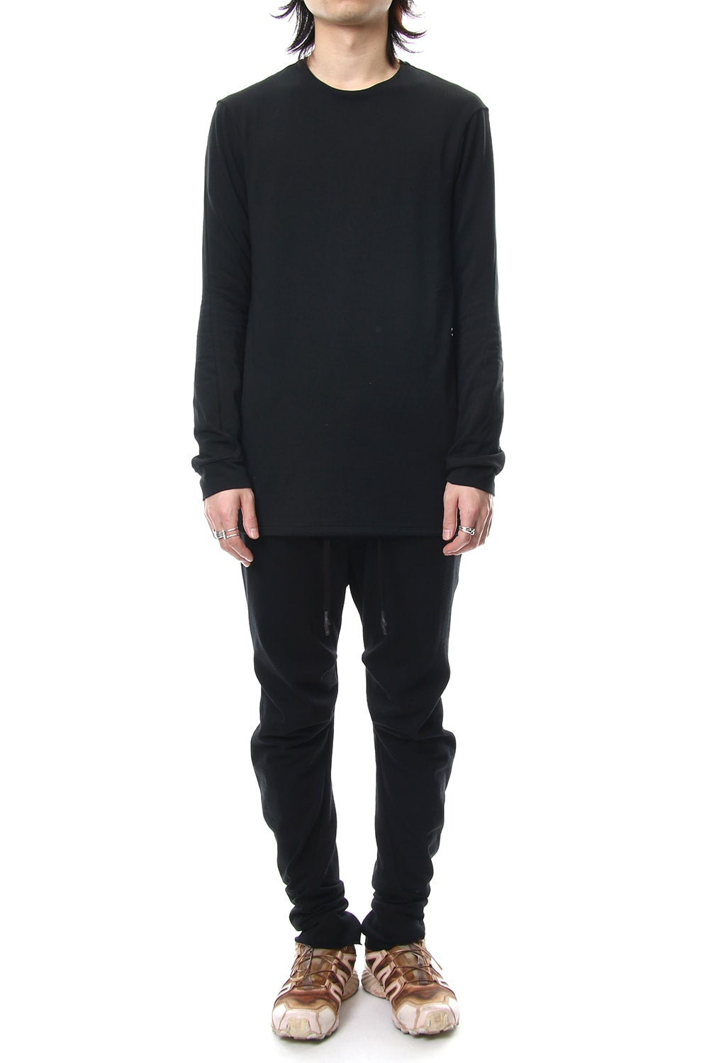 Long sleeve cotton canapa jersey