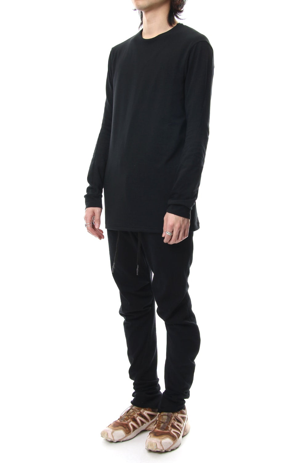 Long sleeve cotton canapa jersey