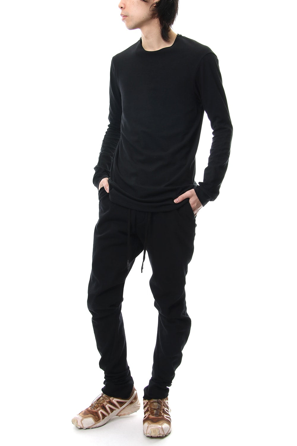 Long sleeve cotton canapa jersey