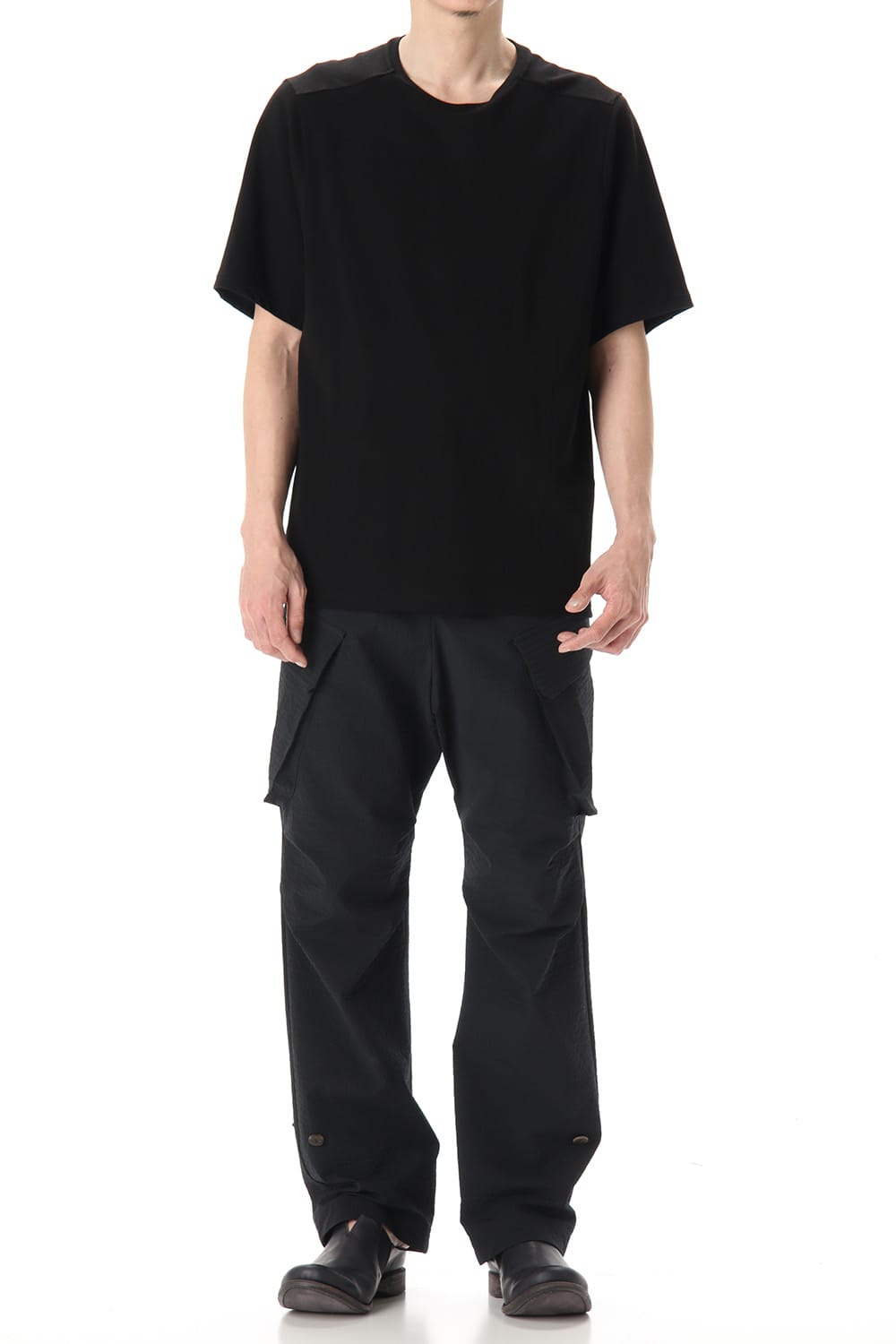 Short Sleeve cotton jersey - Black