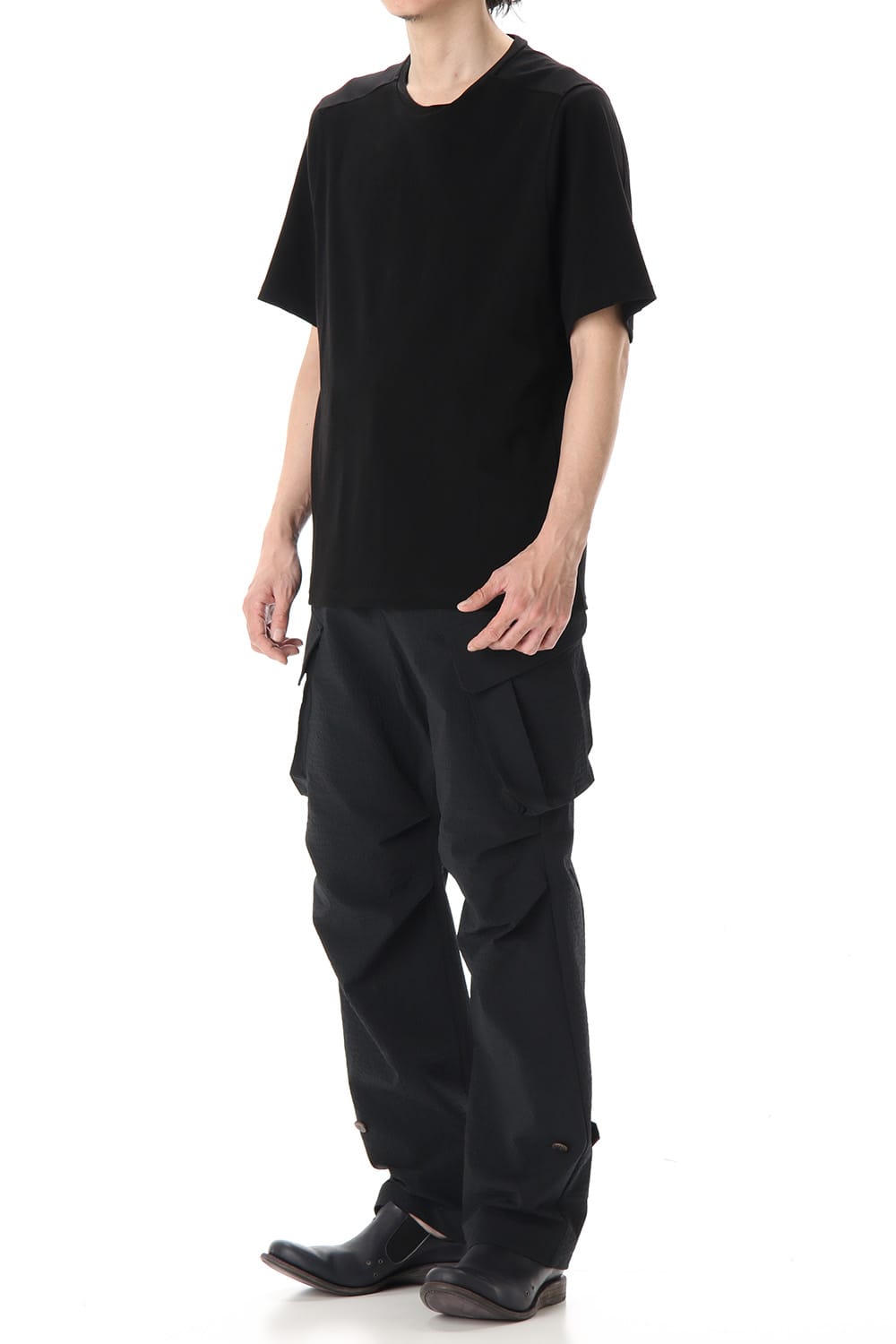 Short Sleeve cotton jersey - Black