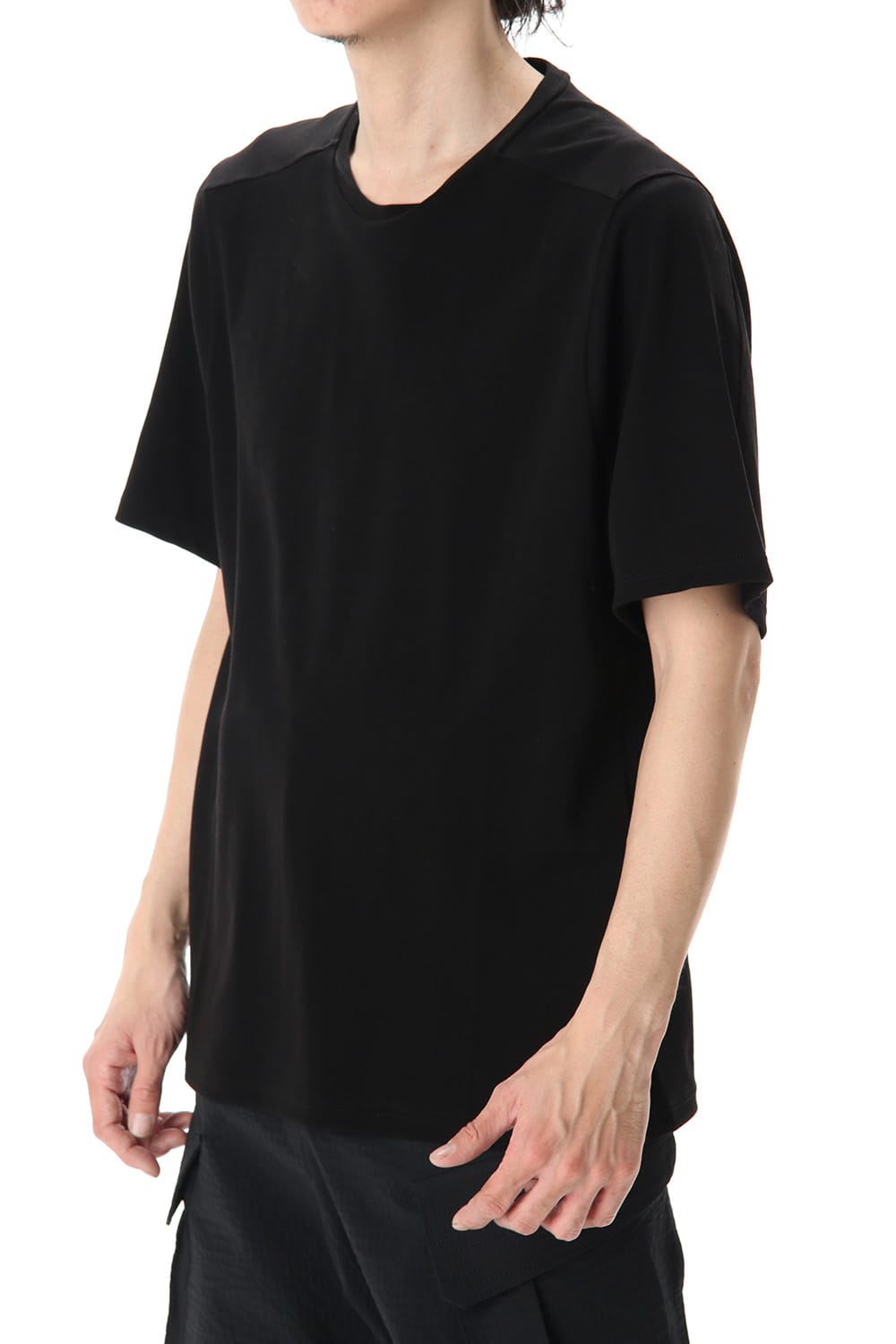 Short Sleeve cotton jersey - Black