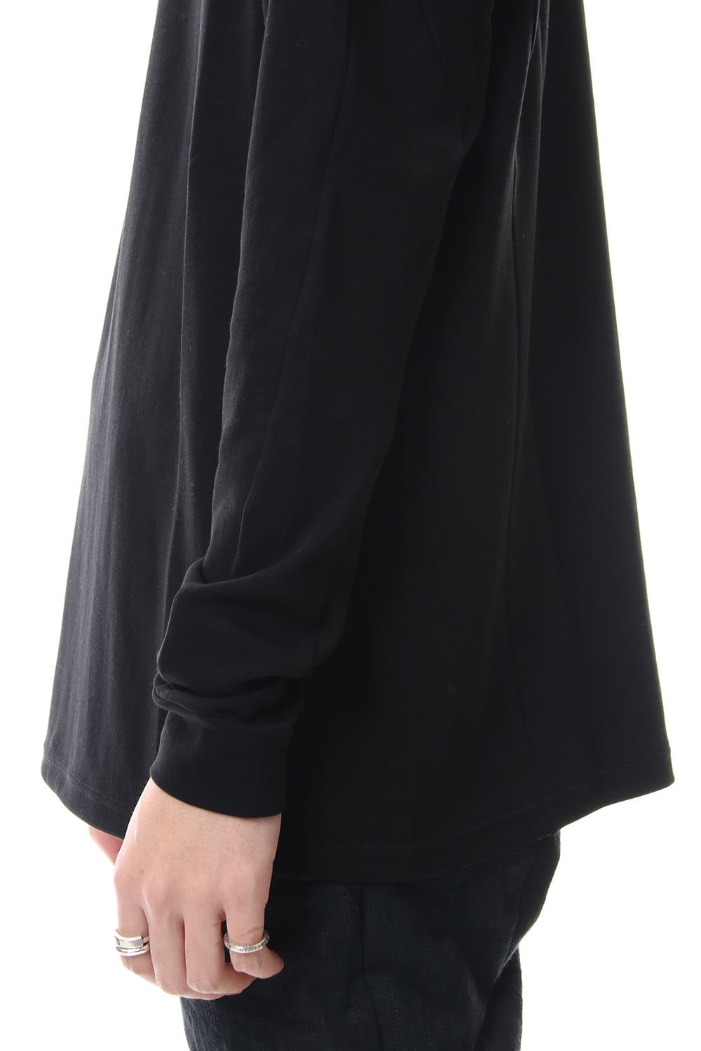 Long Sleeve cotton jersey - Black