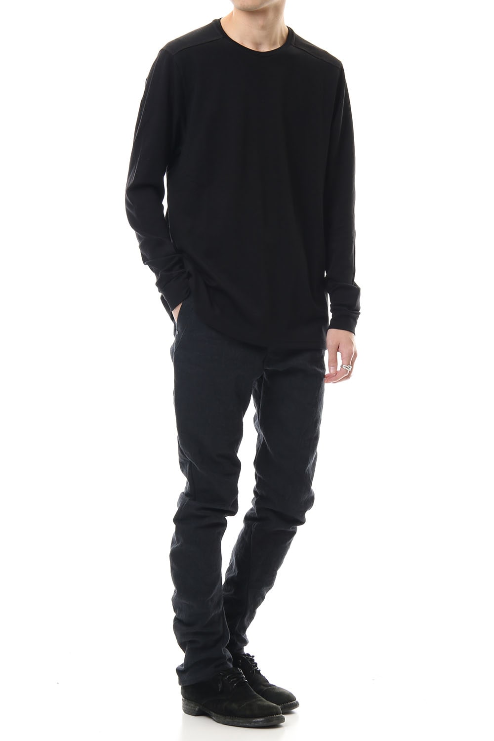 Long Sleeve cotton jersey - Black