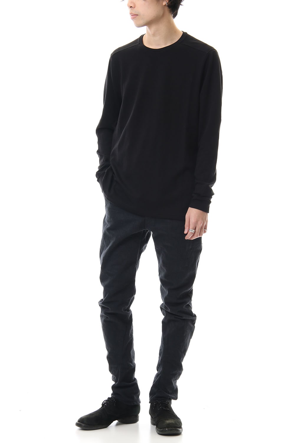 Long Sleeve cotton jersey - Black