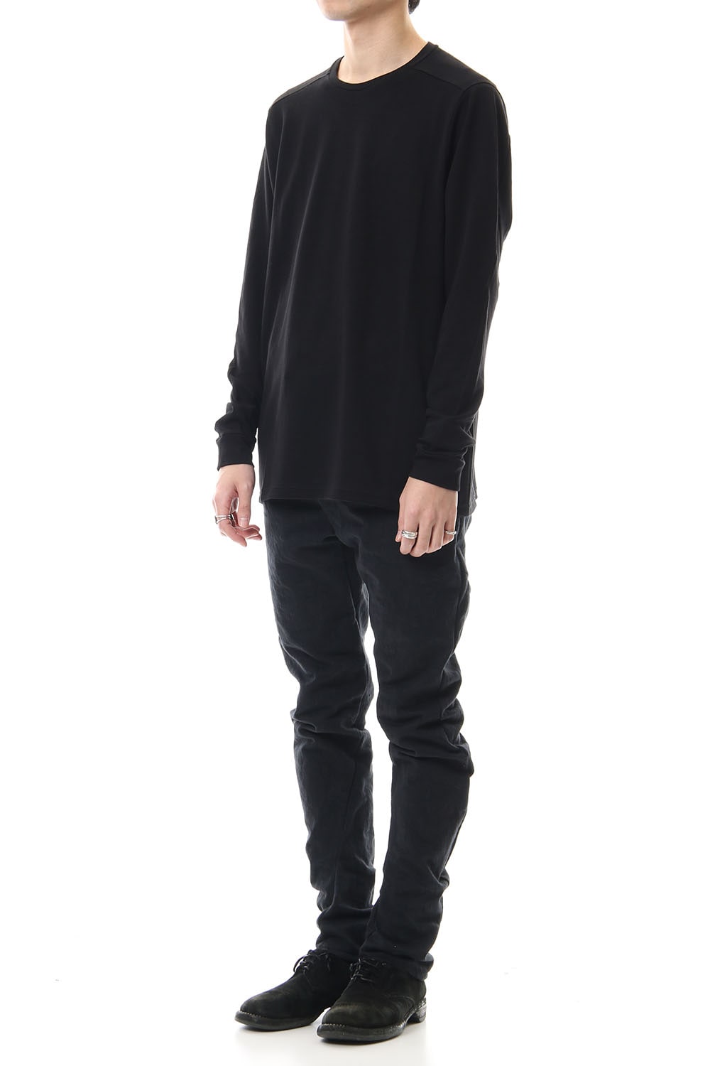 Long Sleeve cotton jersey - Black