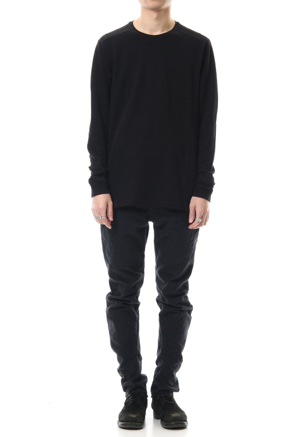 Long Sleeve cotton jersey - Black