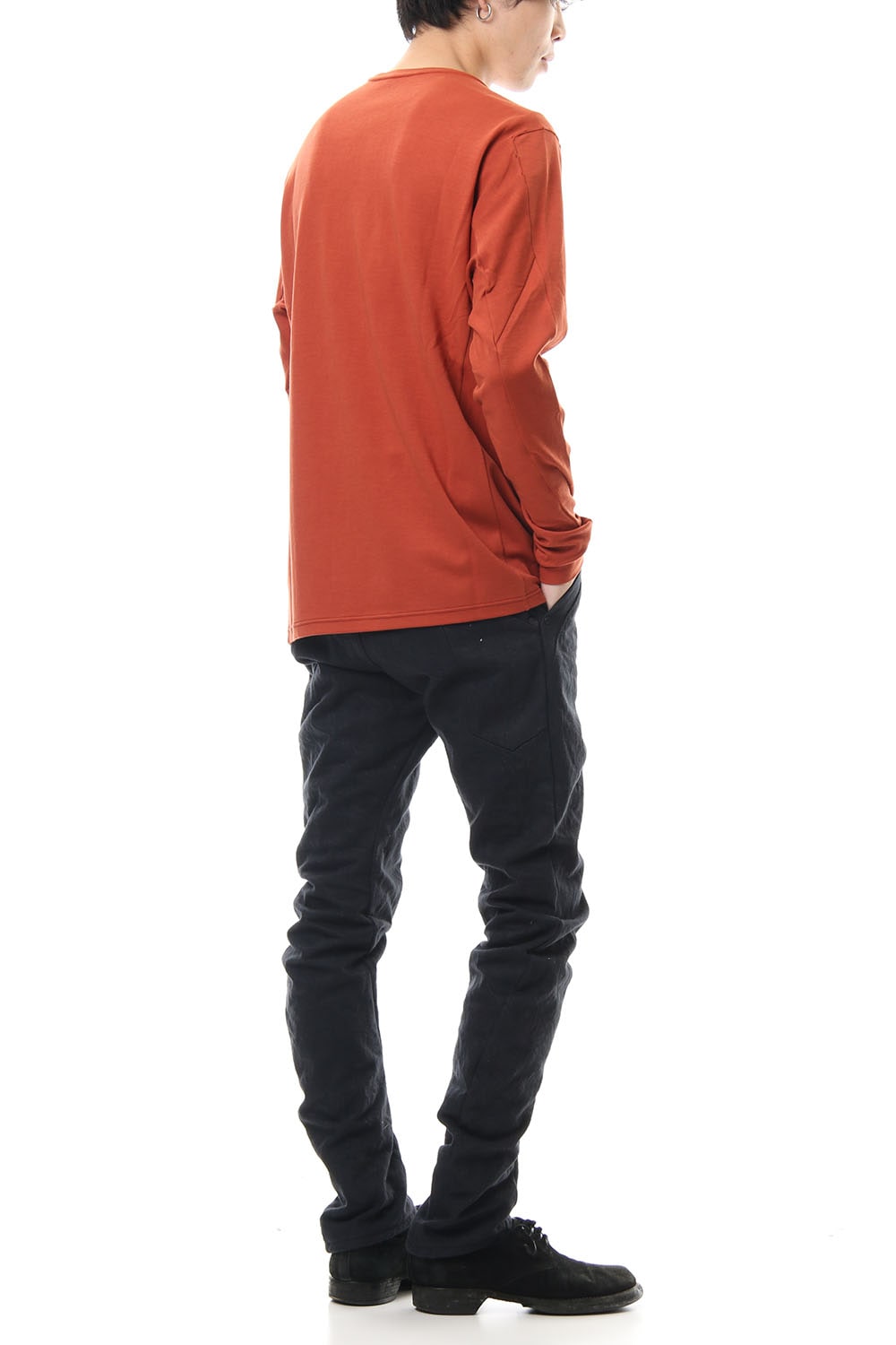 Long Sleeve cotton jersey - Orange