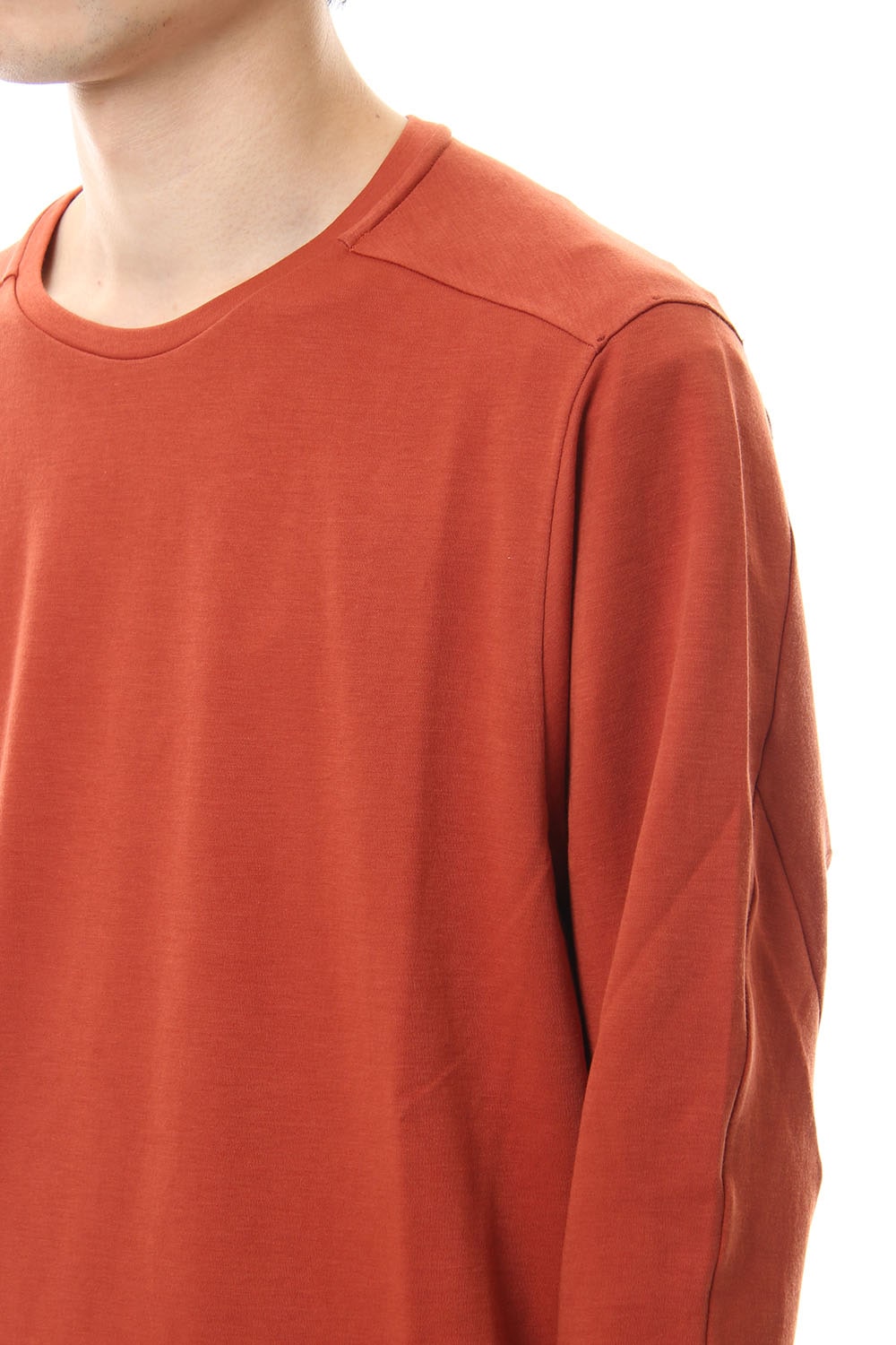 Long Sleeve cotton jersey - Orange