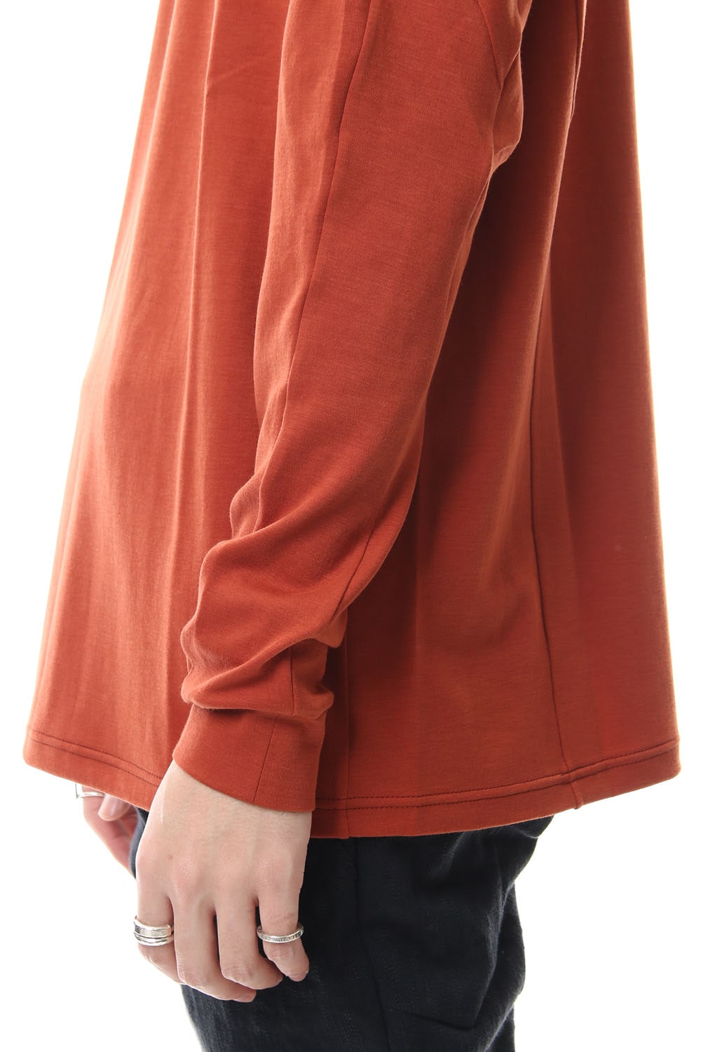 Long Sleeve cotton jersey - Orange