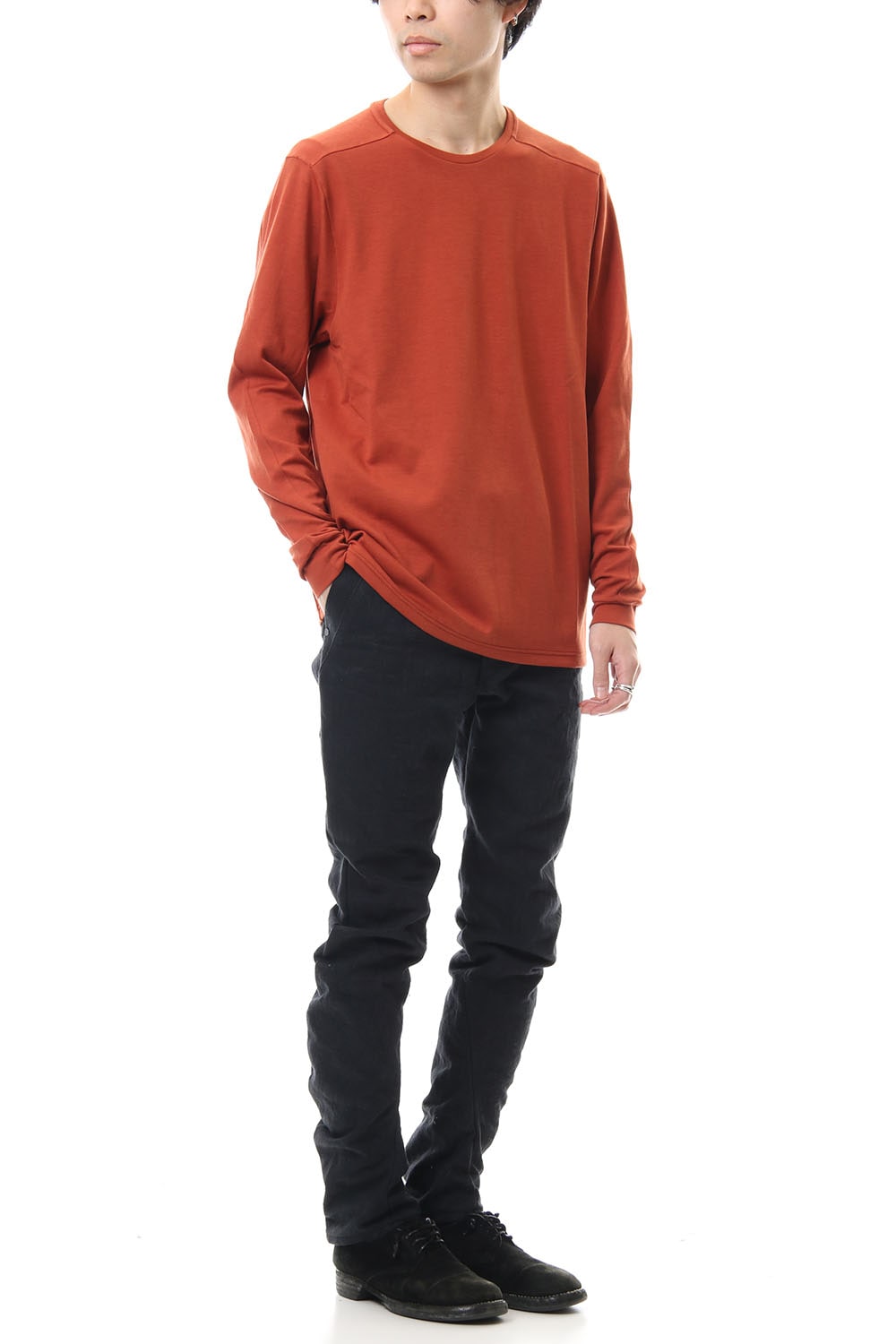 Long Sleeve cotton jersey - Orange