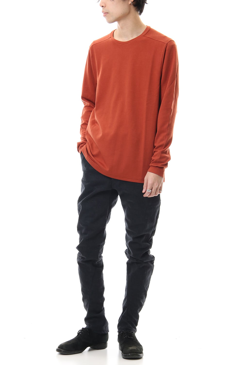 Long Sleeve cotton jersey - Orange
