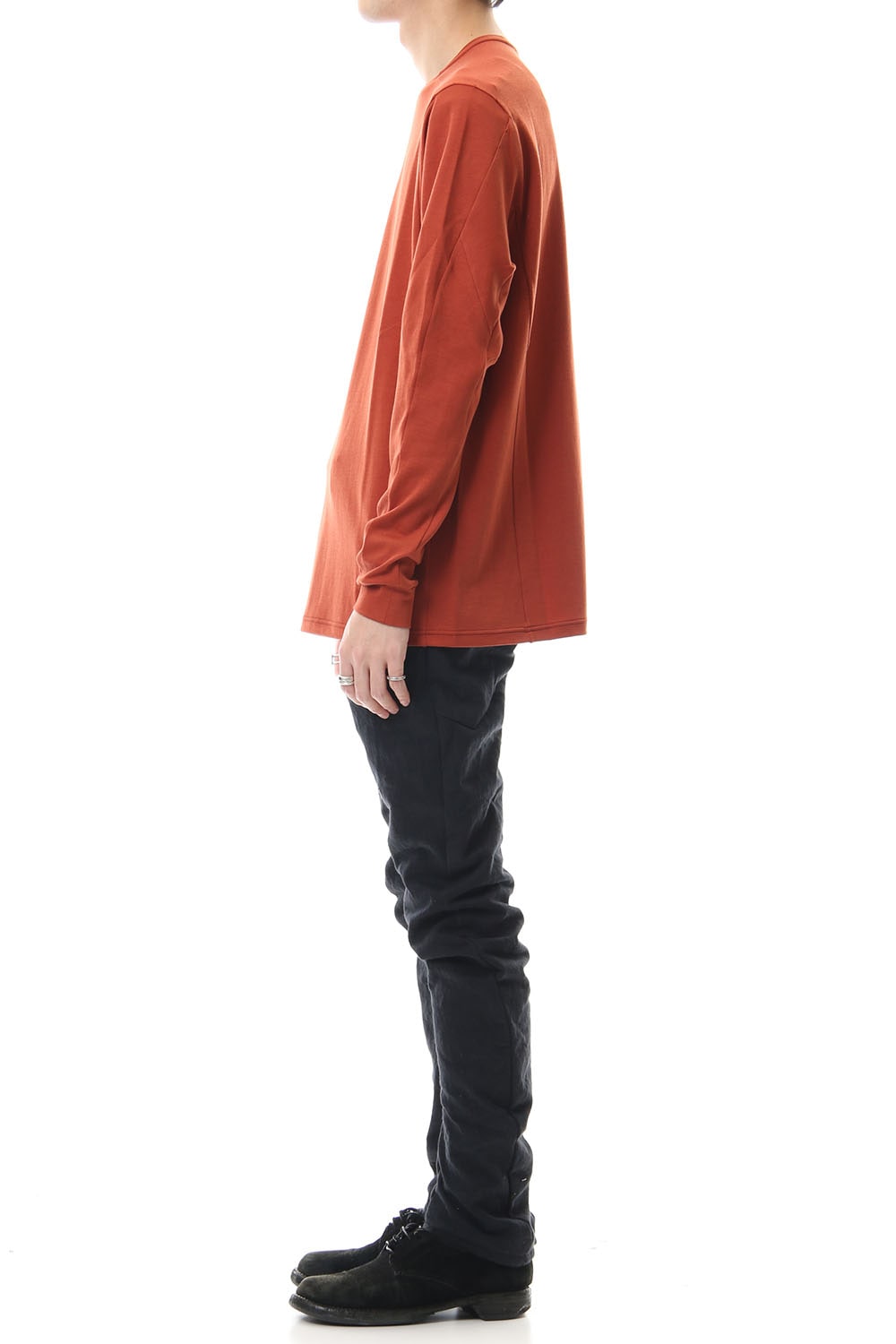 Long Sleeve cotton jersey - Orange