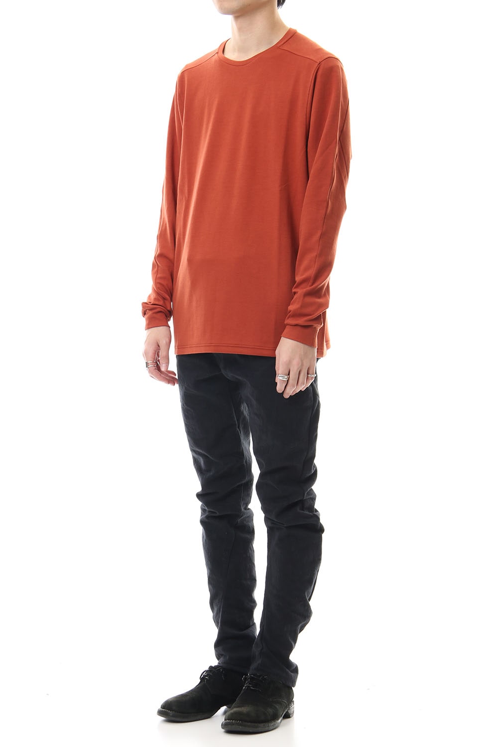 Long Sleeve cotton jersey - Orange